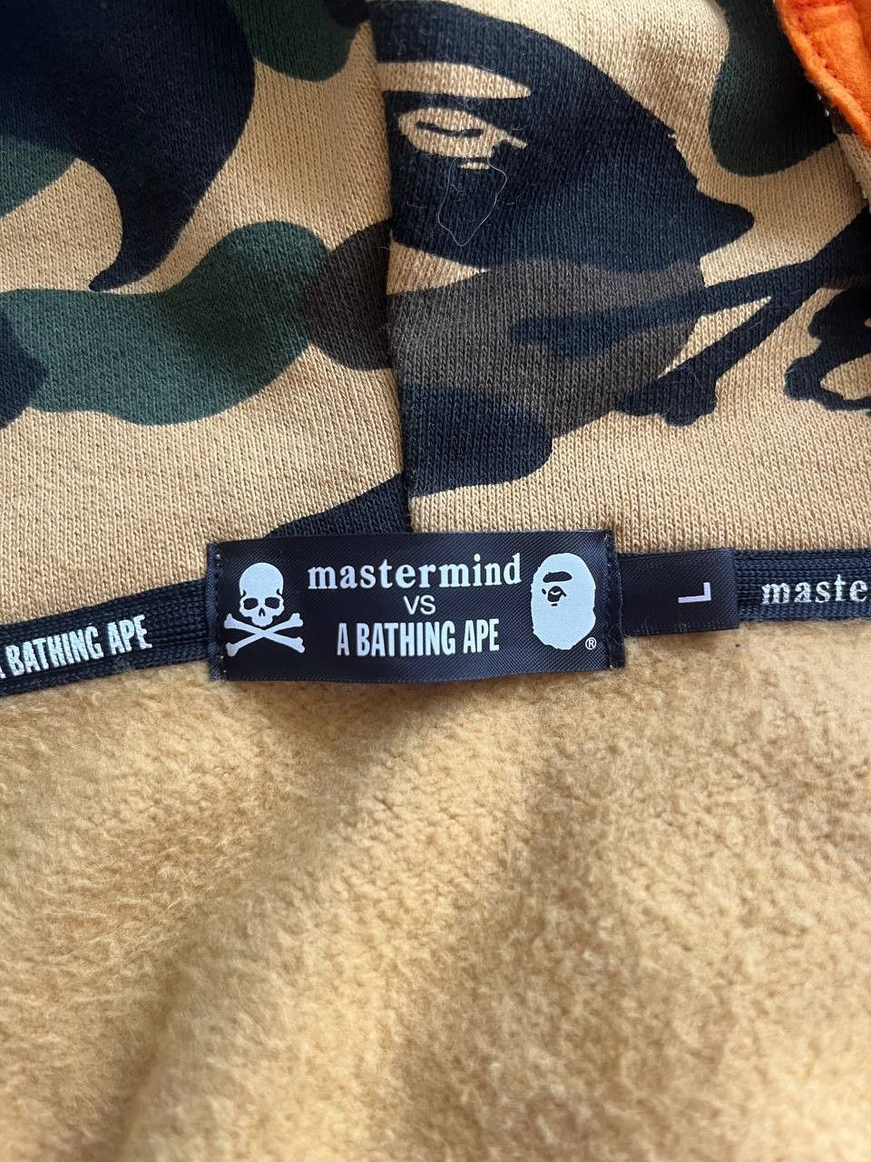 Bape × Mastermind Japan BAPE X MASTERMIND JAPAN 1ST CAMO TIGER ZIP HOODIE Size US L / EU 52-54 / 3 - 2 Thumbnail