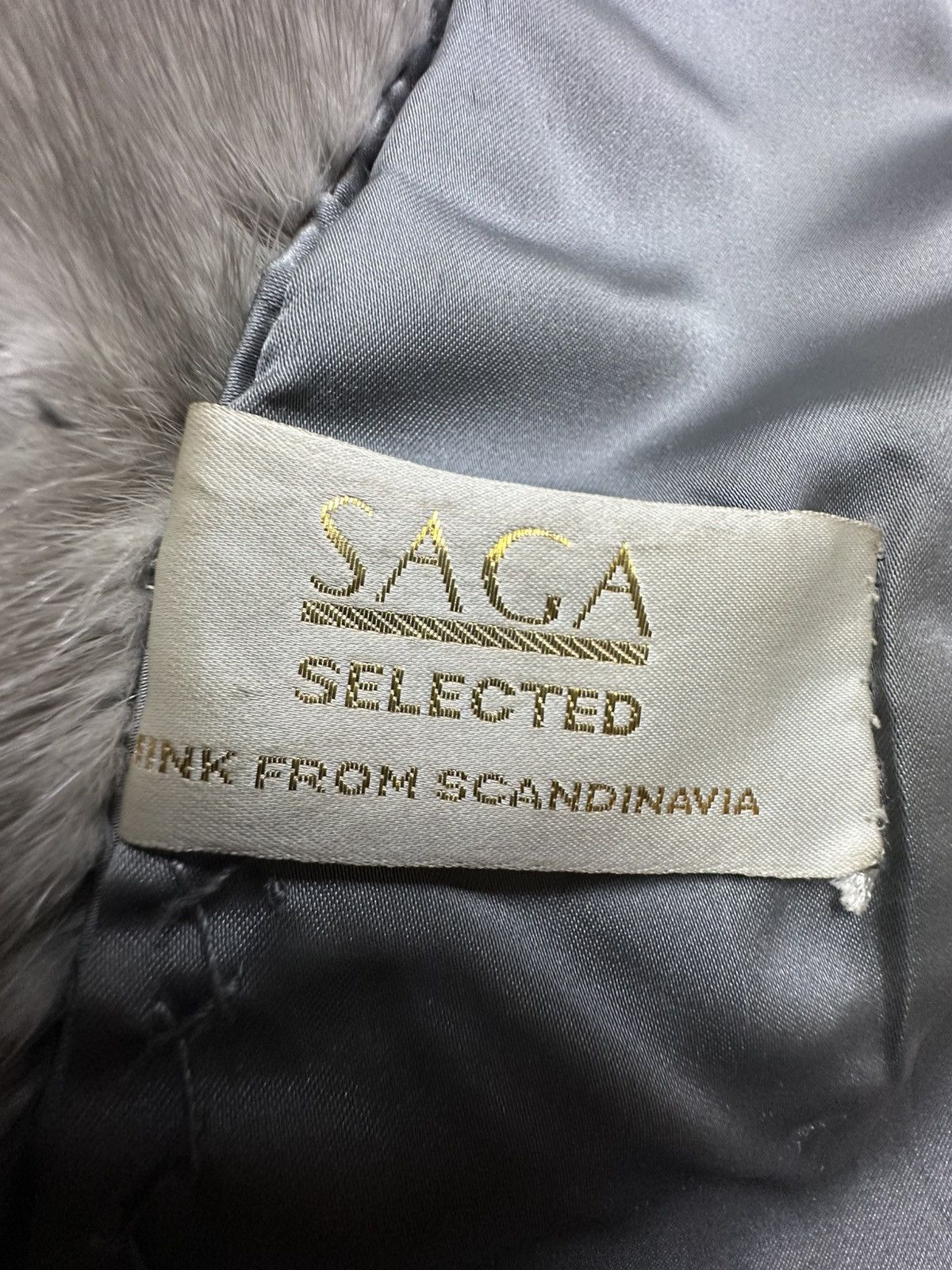 Sagafurs Gold Saga selected Luxury Mink Coat Very Rare Vintage 00s Size M / US 6-8 / IT 42-44 - 14 Thumbnail