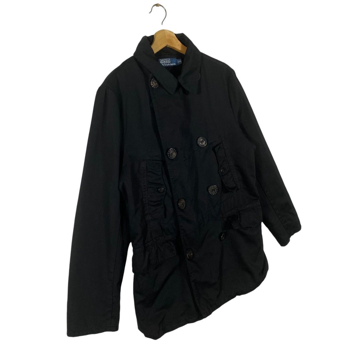 Polo Ralph Lauren × RRL Ralph Lauren × Vintage Vintage Polo Ralph Lauren Military Jacket M Size Black Size US M / EU 48-50 / 2 - 2 Thumbnail