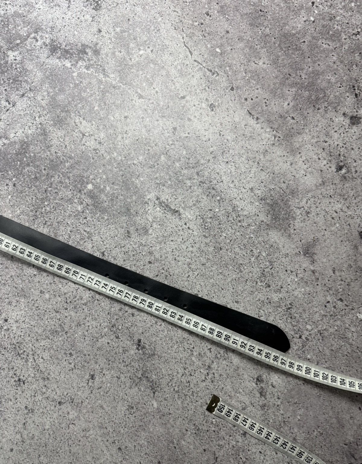 Diesel 🔥Vintage Diesel Punk Rock Gothic Skinny Leather Y2K Belt Size 30 - 18 Thumbnail