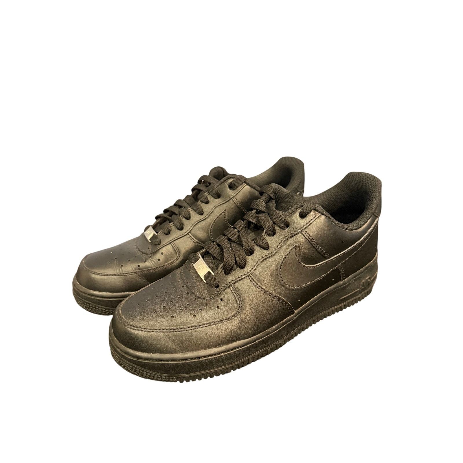 Nike Nike AF 1 Low “black” sz 9.5 w/ 8 m lightly worn no box Size US 8 / EU 41 - 1 Thumbnail