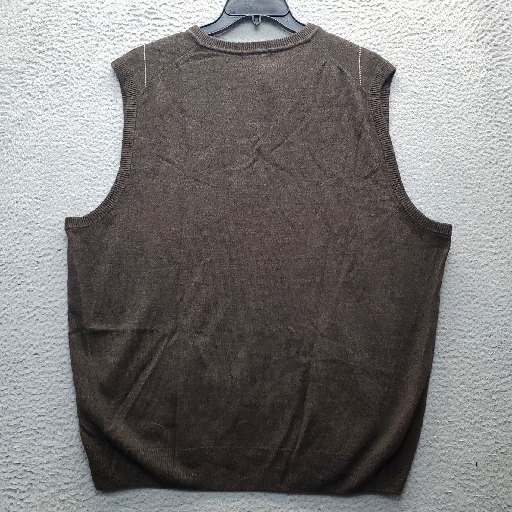 Dockers DOCKERS Mens Sweater 2XL Multicolor Argyle Diamond V-Neck Sleeveless Pullover Knit Shirt Size US XXL / EU 58 / 5 - 2 Thumbnail