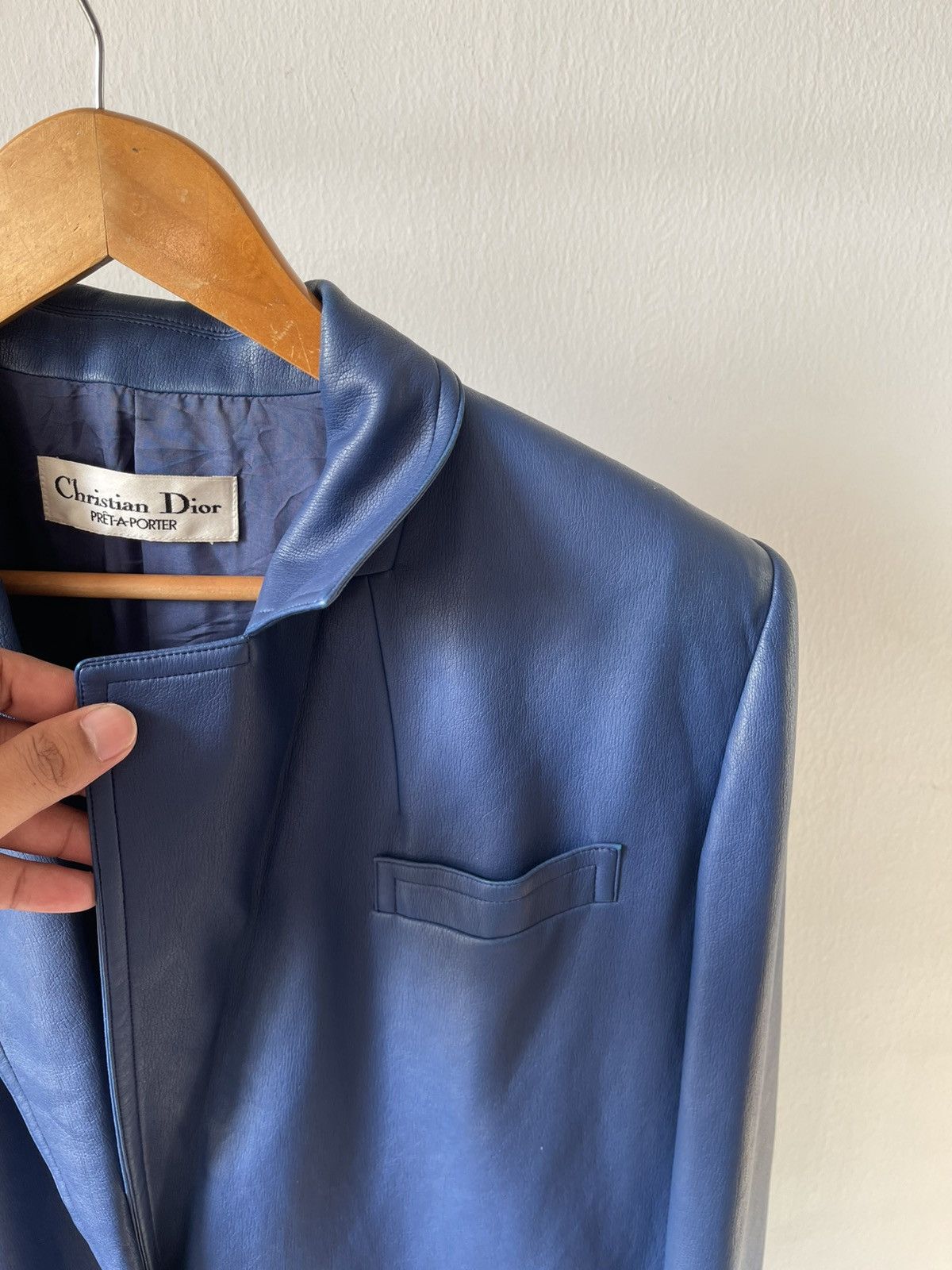 Dior Vintage Christain Dior Pret a Porter Leather Jacket Size US L / EU 52-54 / 3 - 7 Thumbnail