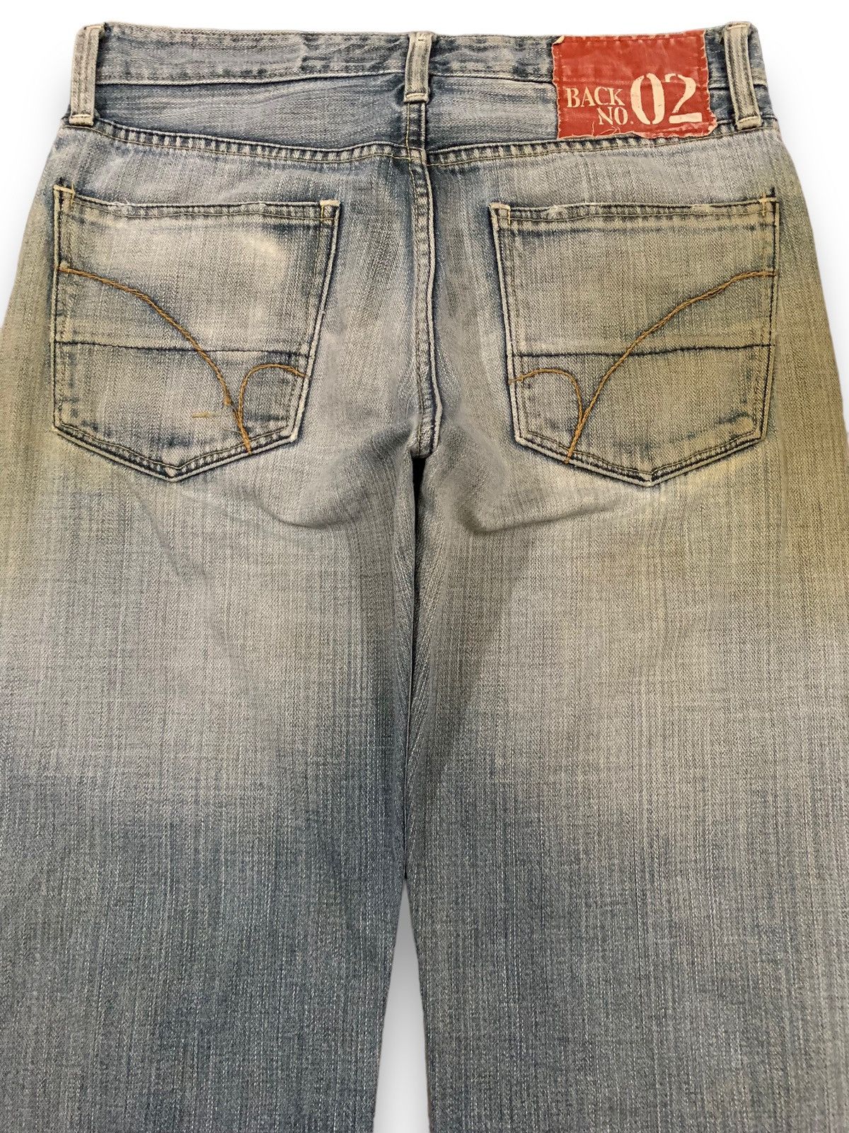 Japanese Brand × KMRii × Yasuyuki Ishii Vintage Japanese Brand Rusty Blue Washed Distressed Jeans Size US 30 / EU 46 - 11 Thumbnail