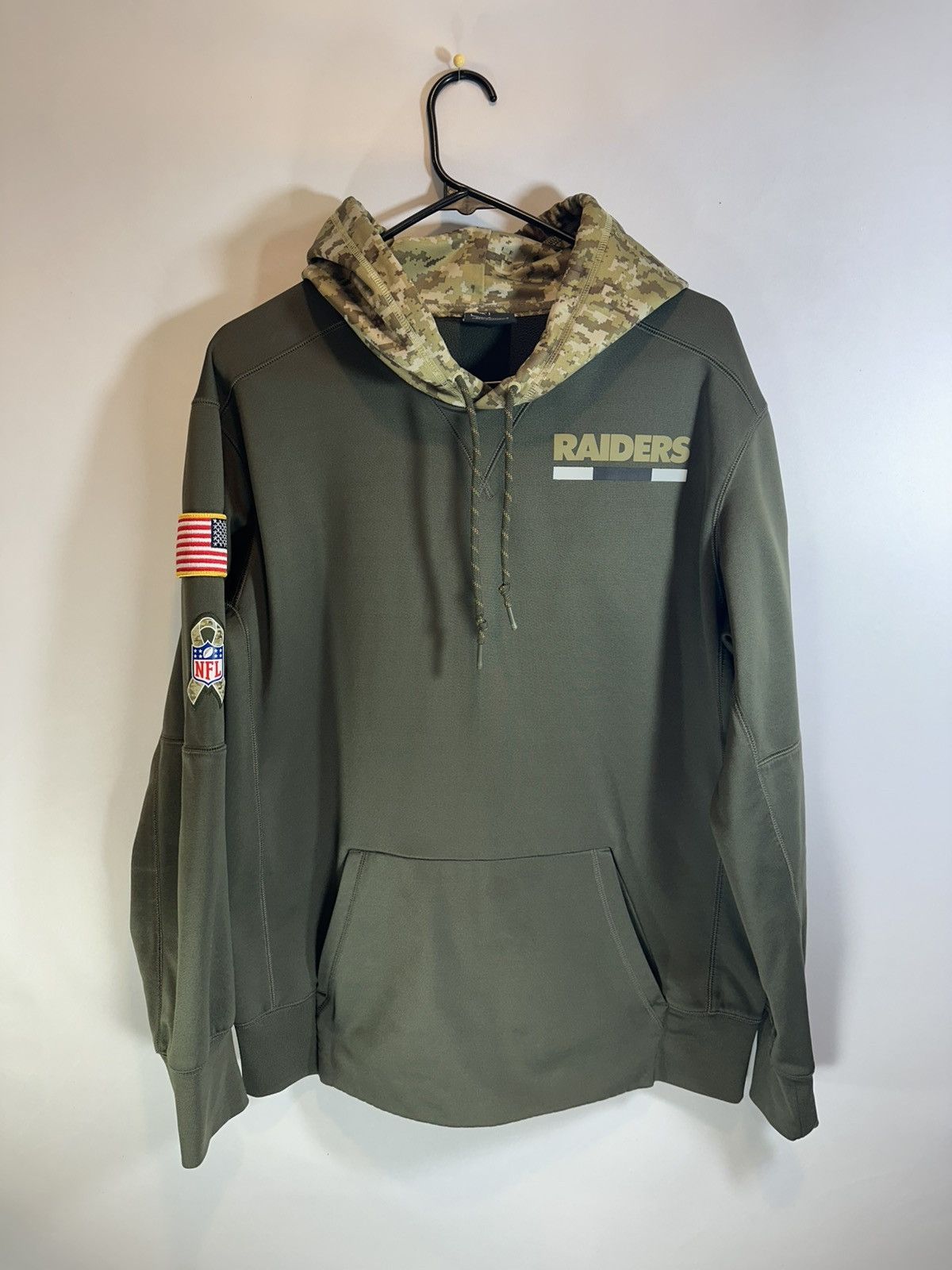 NFL × Nike Nike Oakland/Las Vegas Raiders STS Hoodie Vintage Large Size US L / EU 52-54 / 3 - 1 Thumbnail