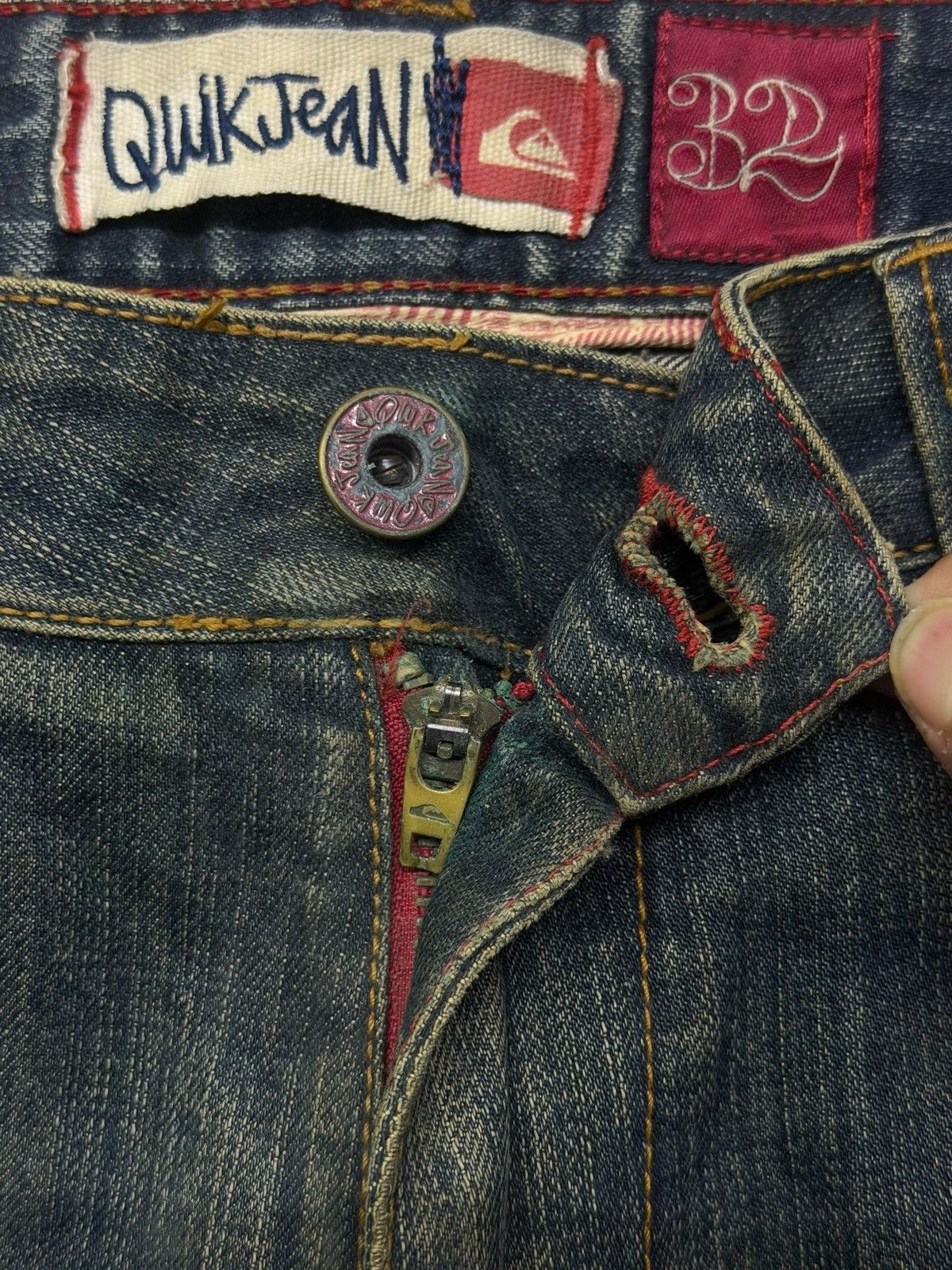 Quiksilver Vintage Y2K Quiksilver QuikJean Japanese Denim Jeans | W35 Size US 35 - 10 Thumbnail
