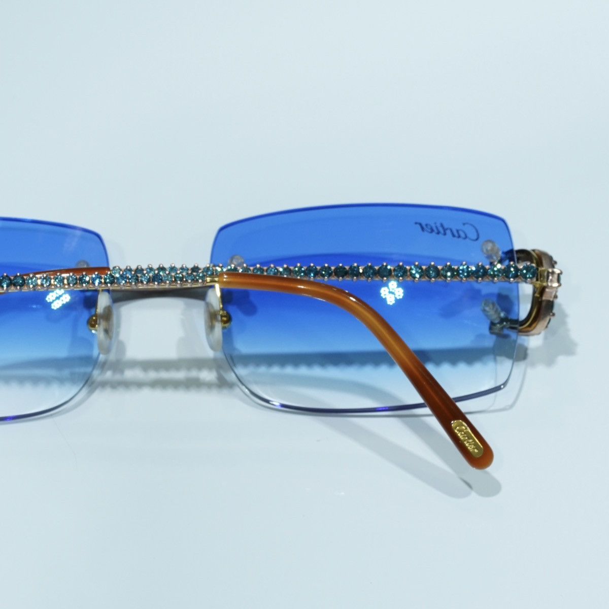 Cartier Blue Diamond ‘Big Cs’ Size ONE SIZE - 4 Thumbnail