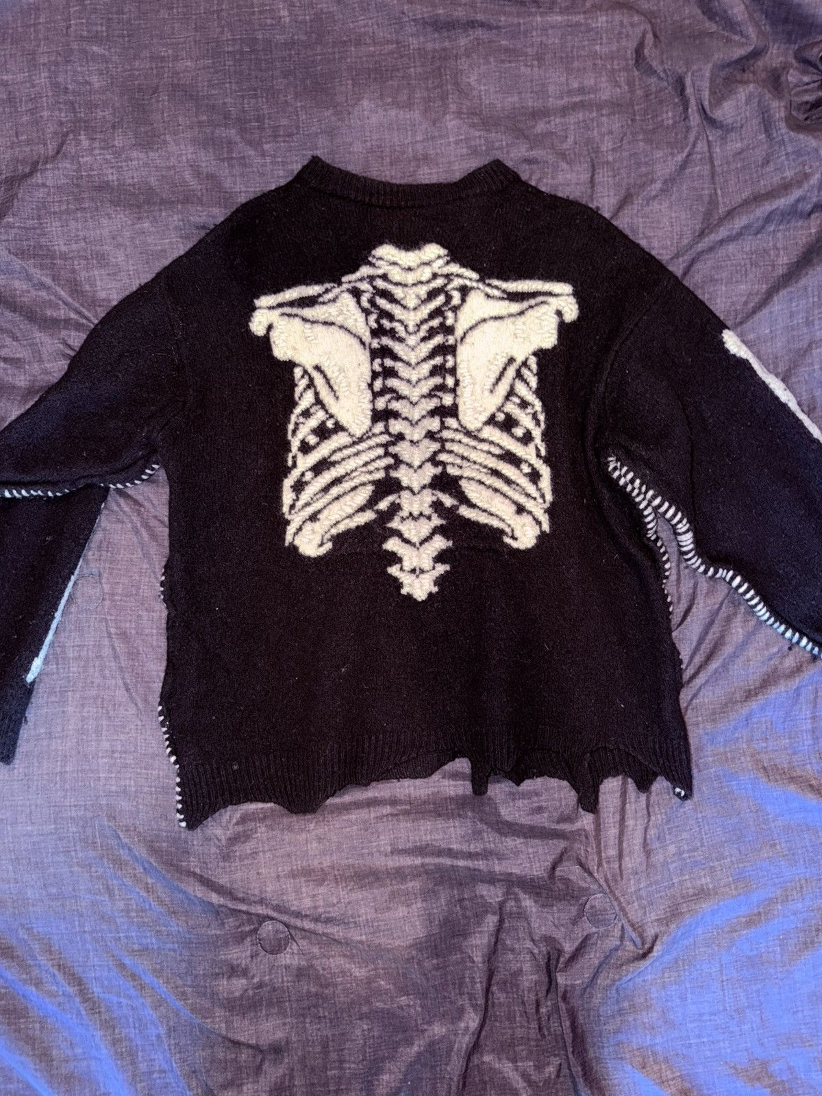 Saint Michael × Vlone SAINT MICHAEL X VLONE BONE KNIT Size US XL / EU 56 / 4 - 3 Thumbnail