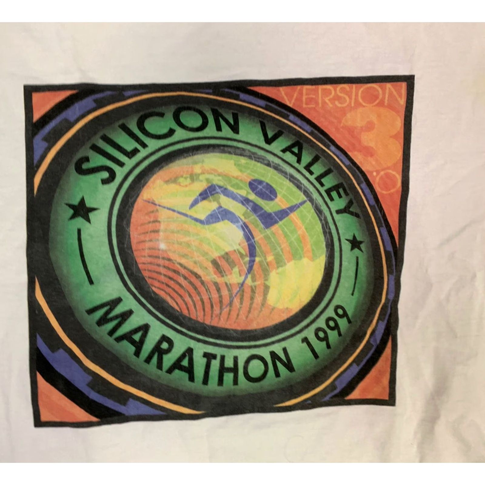 Jerzees Silicon Valley Marathon Vintage Mens Small T Shirt Extra Large XL Size US S / EU 44-46 / 1 - 2 Thumbnail