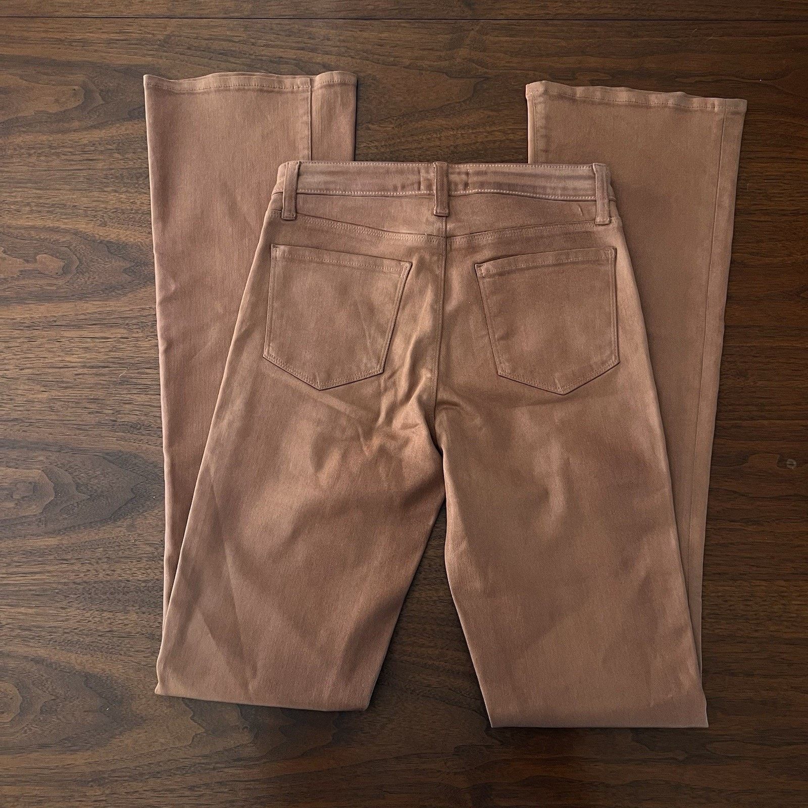 L'AGENCE L’Agence (25) Selma High Rise Baby Bootcut Coated Pants Size 25" / US 0 / IT 36 - 8 Thumbnail
