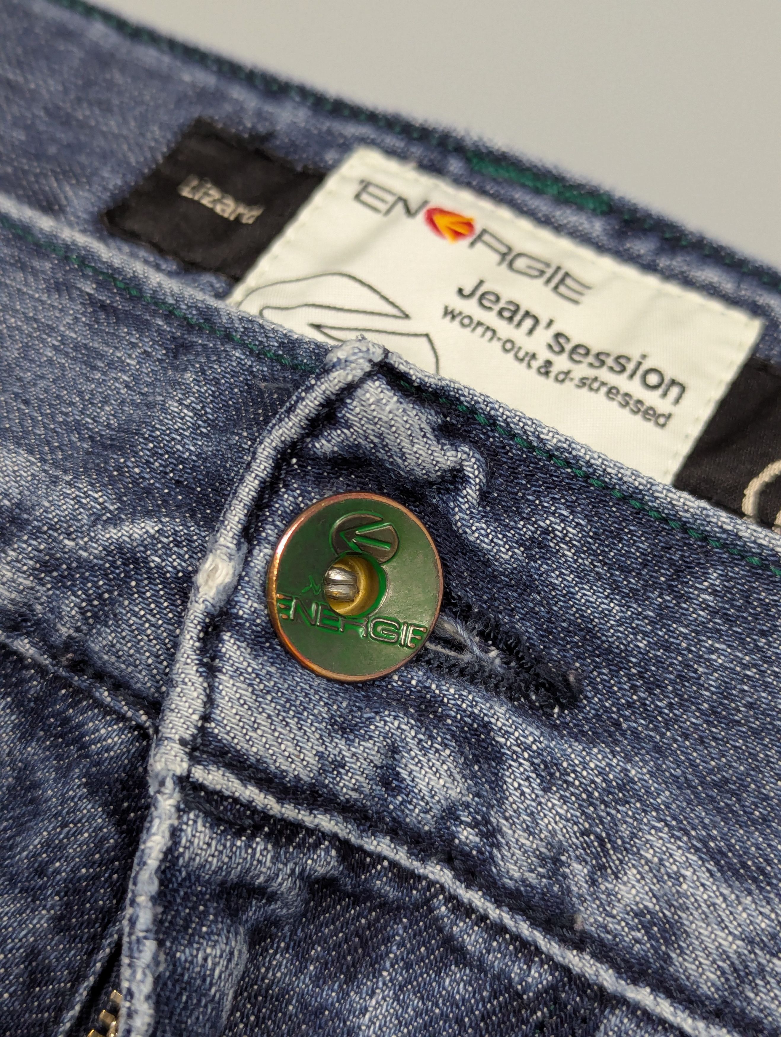 Energie nergie by Miss Sixty Y2K Faded Jeans Pockets Distressed Size US 36 / EU 52 - 11 Thumbnail