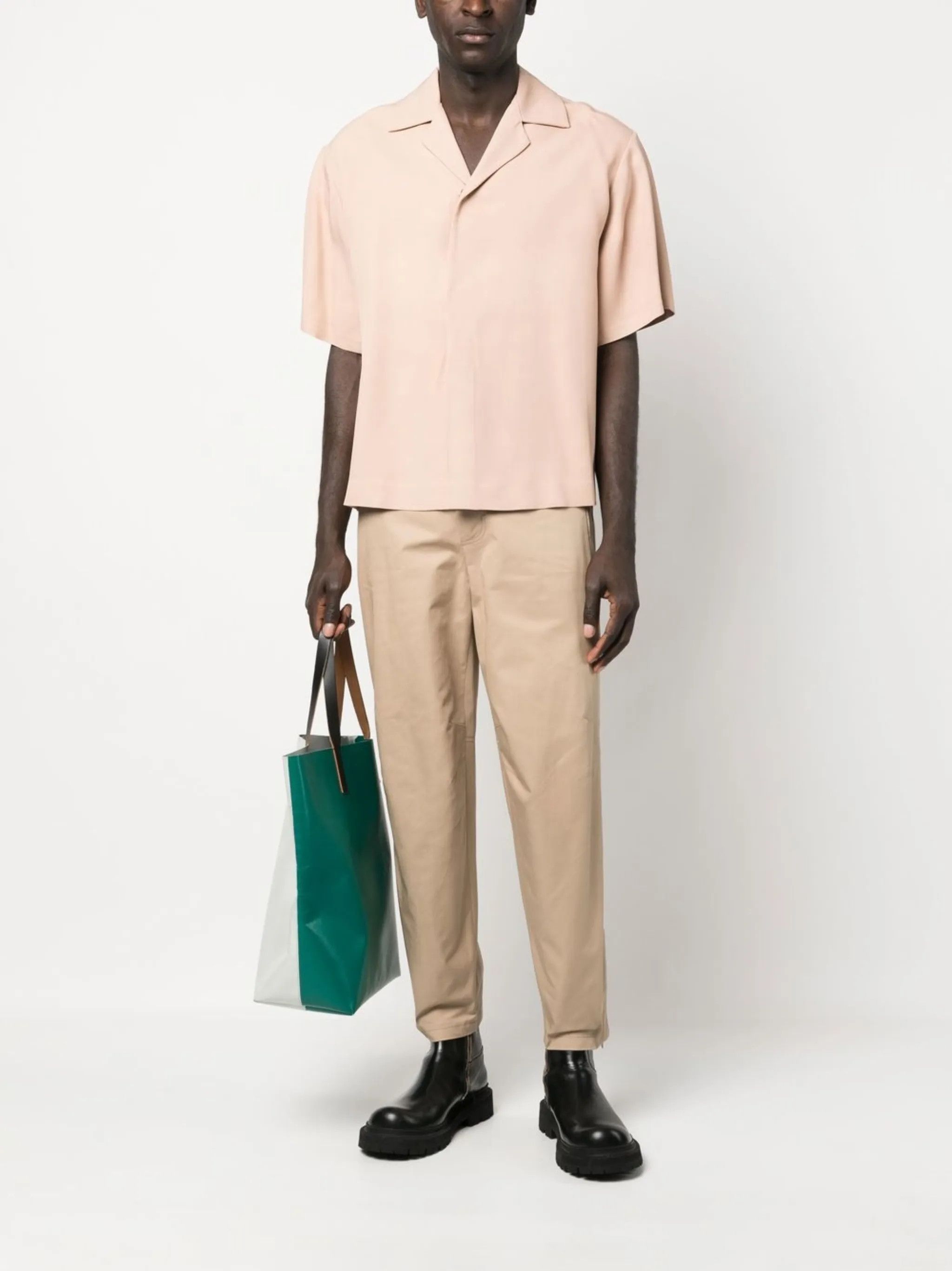 Lanvin o1y0125 Casual Pant in Beige Size US 34 / EU 50 - 5 Thumbnail