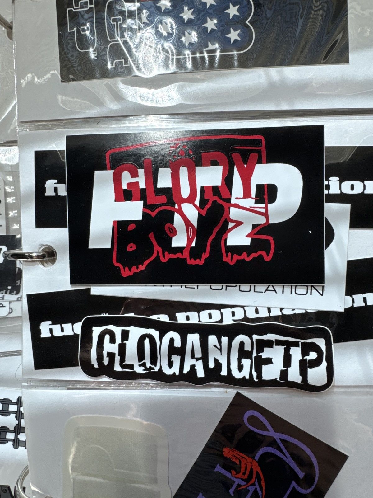 Fuck The Population × Glo Gang 2 FTP Glo Gang/ Glory Boyz Stickers Size ONE SIZE - 1 Thumbnail