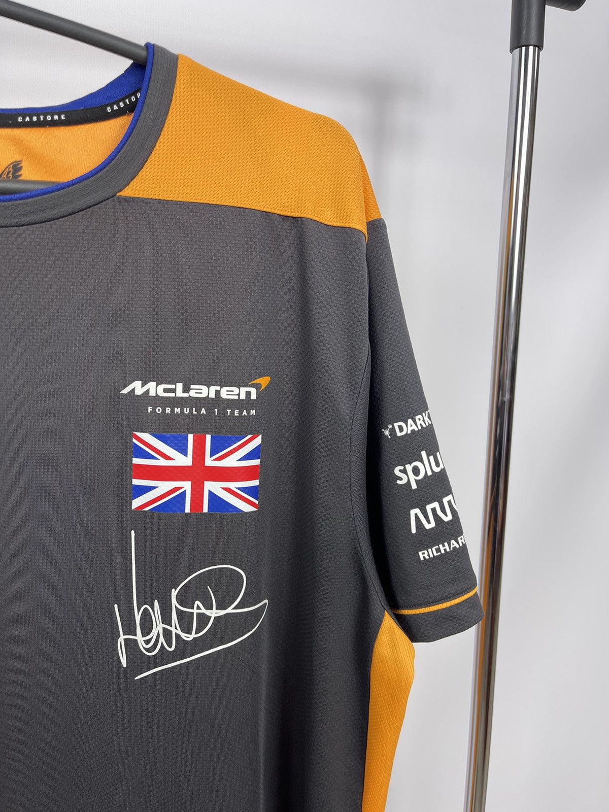 Castore McLaren F1 Team Lando Norris #4 Formula 1 T Shirt Size XL Size US XL / EU 56 / 4 - 3 Thumbnail