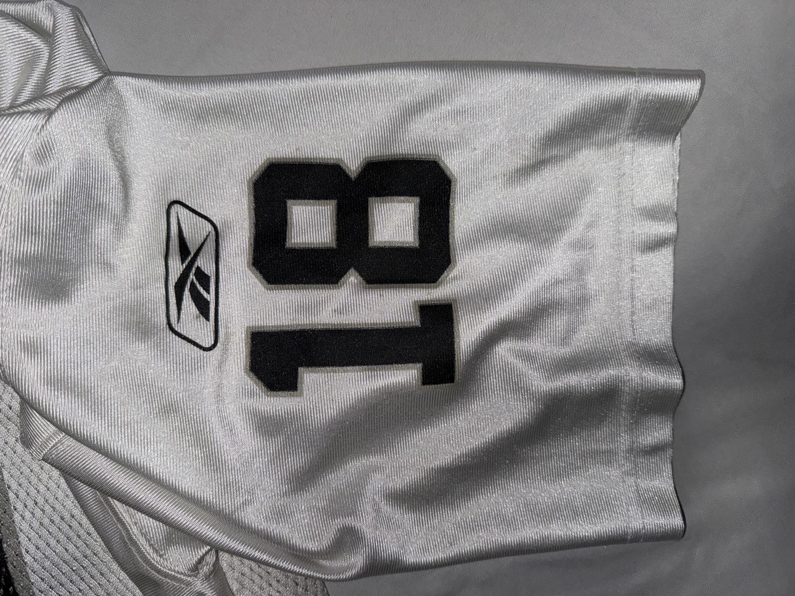Reebok VTG NFL #18 Randy Moss Oakland Raiders Football Jersey Size US XXL / EU 58 / 5 - 8 Thumbnail