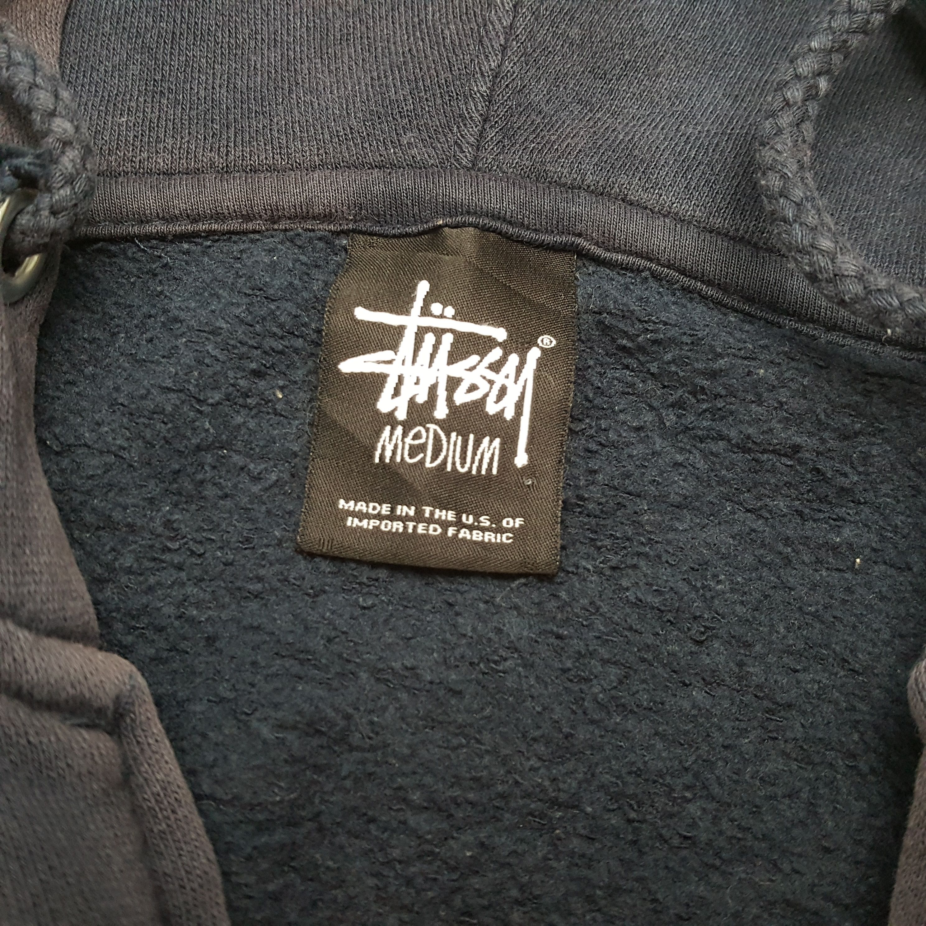 Stussy × Vintage Vintage STUSSY Streetwear Skateboard Distressed Hoodies Size US M / EU 48-50 / 2 - 10 Thumbnail