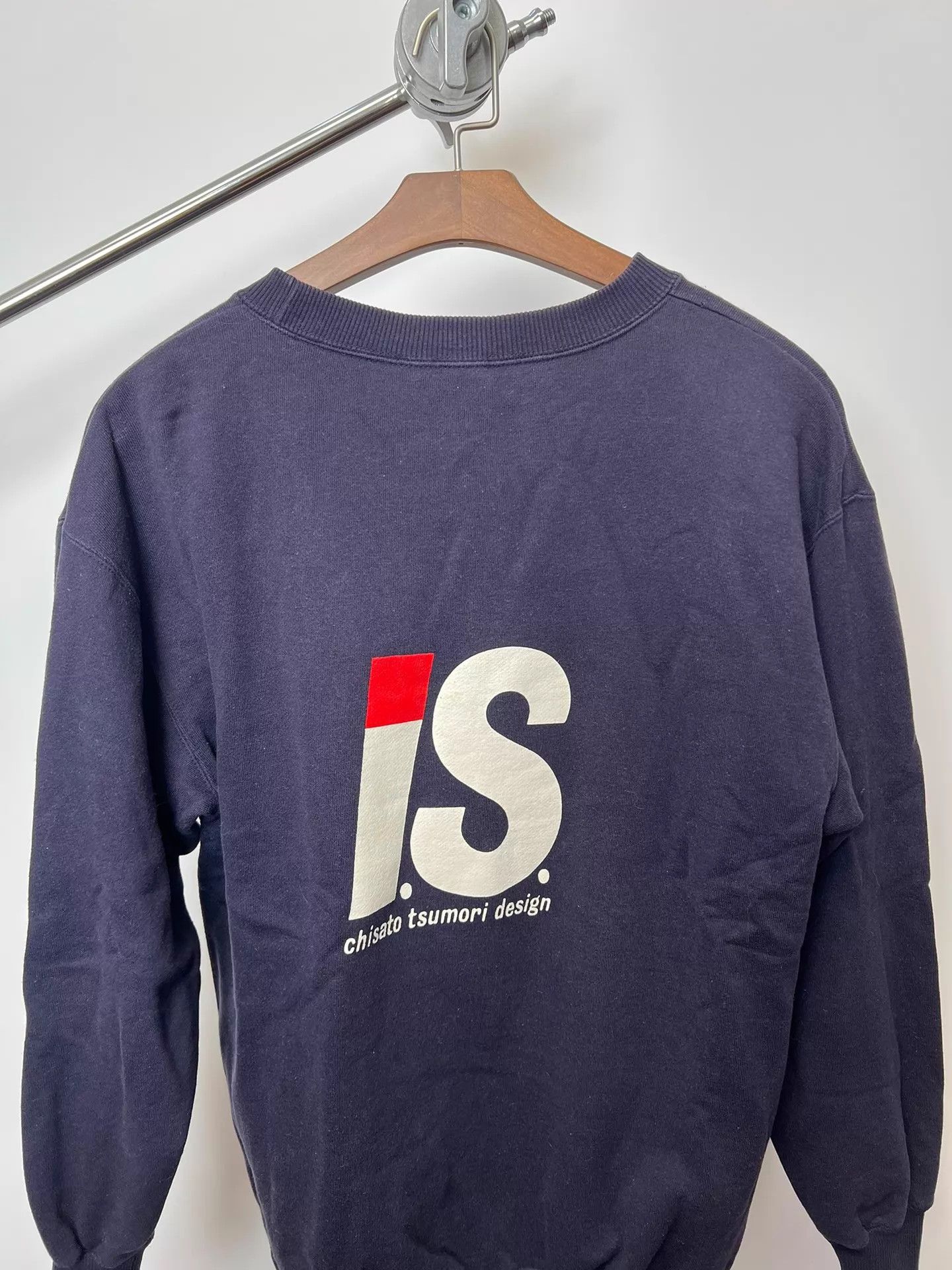 Issey Miyake Issey Miyake 80s IS Print Washed Hoodie Size US S / EU 44-46 / 1 - 3 Thumbnail