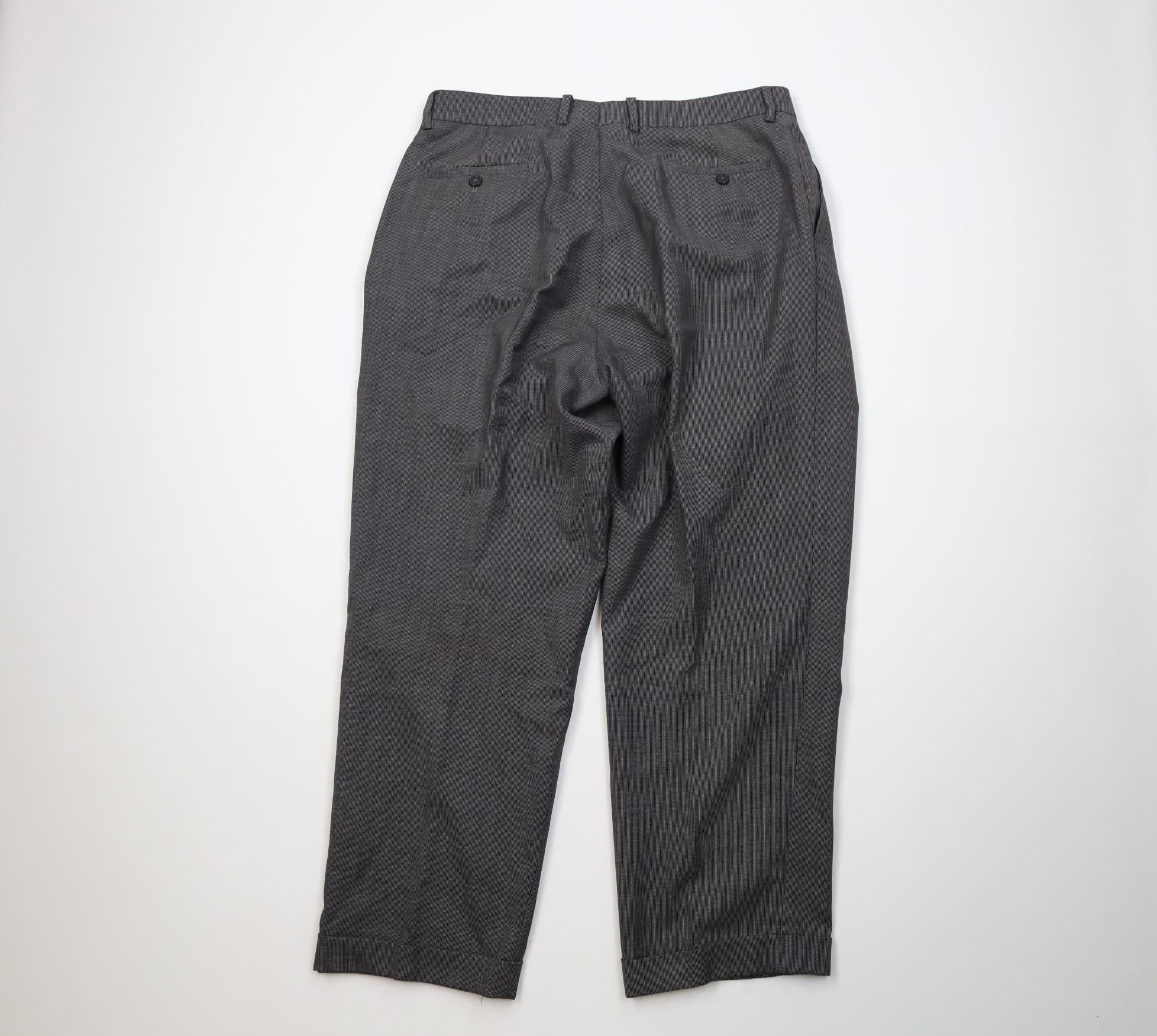 Vintage Vintage 90s Y2K Streetwear Houndstooth Wide Leg Chino Pants Size US 38 / EU 54 - 13 Thumbnail
