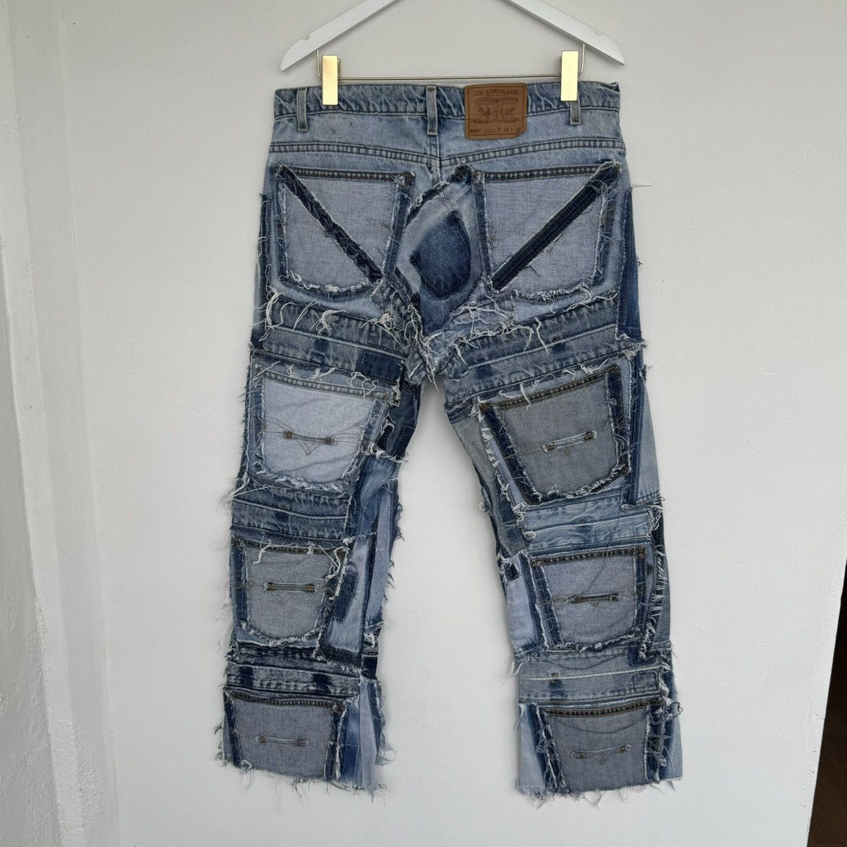 Handmade × Levi's Levi’s 508 1991 Multipocket Patchwork Distressed USA Size US 36 / EU 52 - 1 Thumbnail