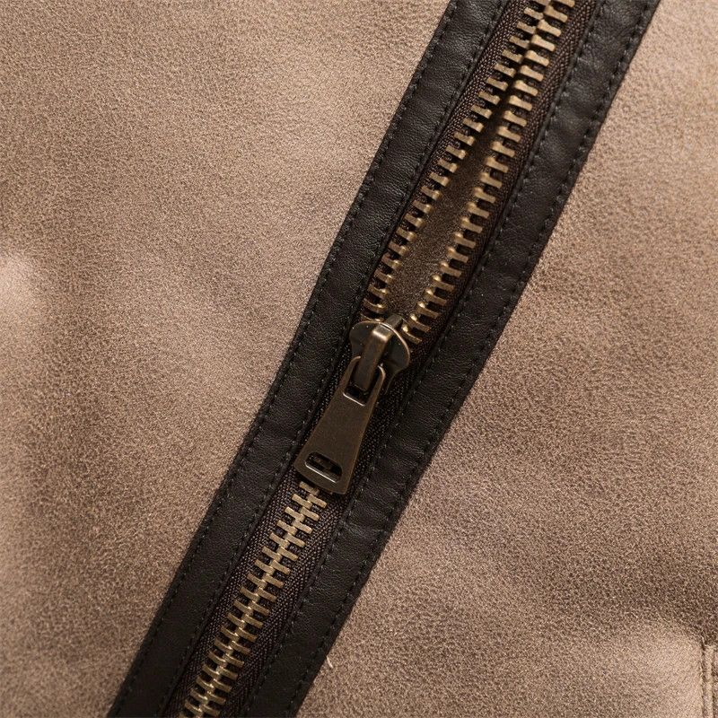Japanese Brand × Vintage Warm Fur Sleeveless Fleece Stitching Coat Vest Jacket Size M / US 6-8 / IT 42-44 - 5 Thumbnail