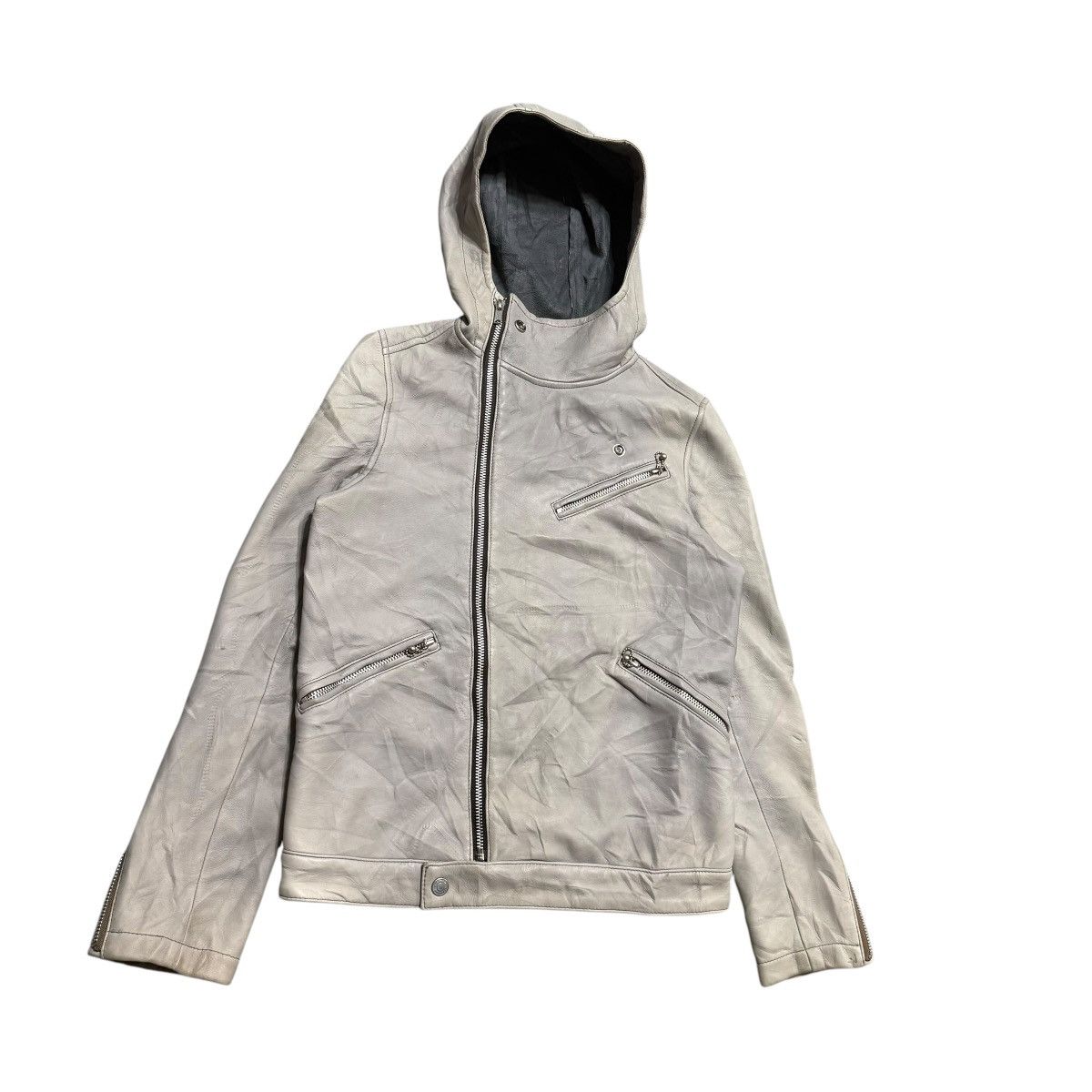 Hysteric Glamour Hysteric Glamour Hooded Leather Jacket Size S / US 4 / IT 40 - 2 Thumbnail