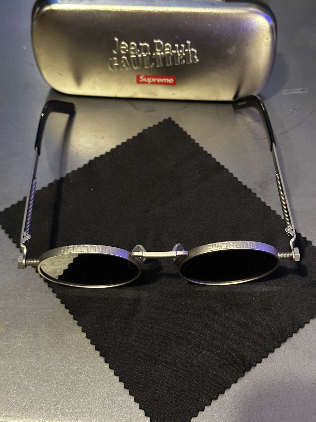 Jean Paul Gaultier × Supreme Round 'The 56-8171' Sunglasses Size ONE SIZE - 3 Thumbnail