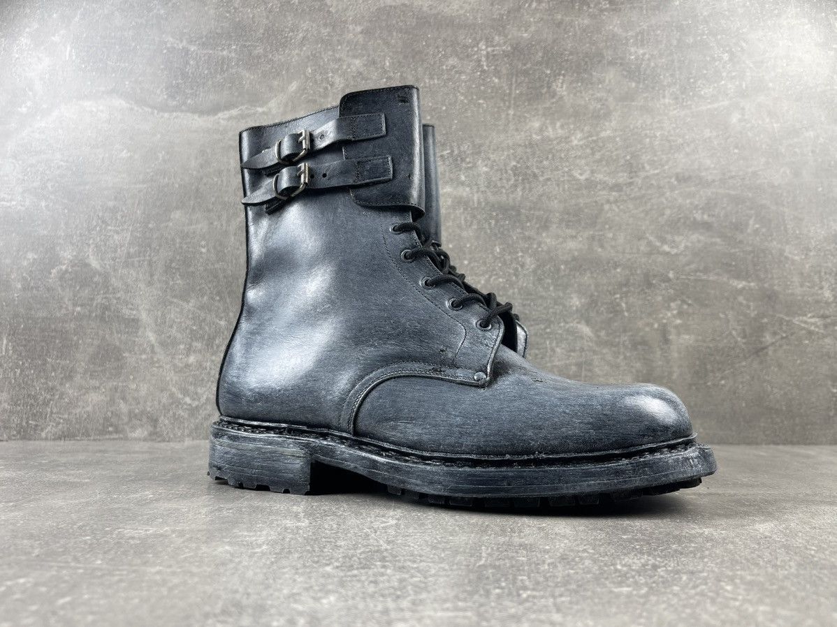 Vintage Vintage Military Combat Avant Garde Opium White Custom Boots Size US 9 / EU 42 - 2 Thumbnail
