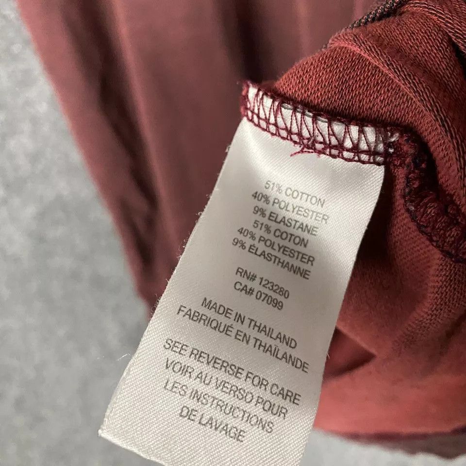 TravisMathew Travis Mathew Polo Shirt Men's Medium Burgundy Cotton M Size US M / EU 48-50 / 2 - 5 Thumbnail
