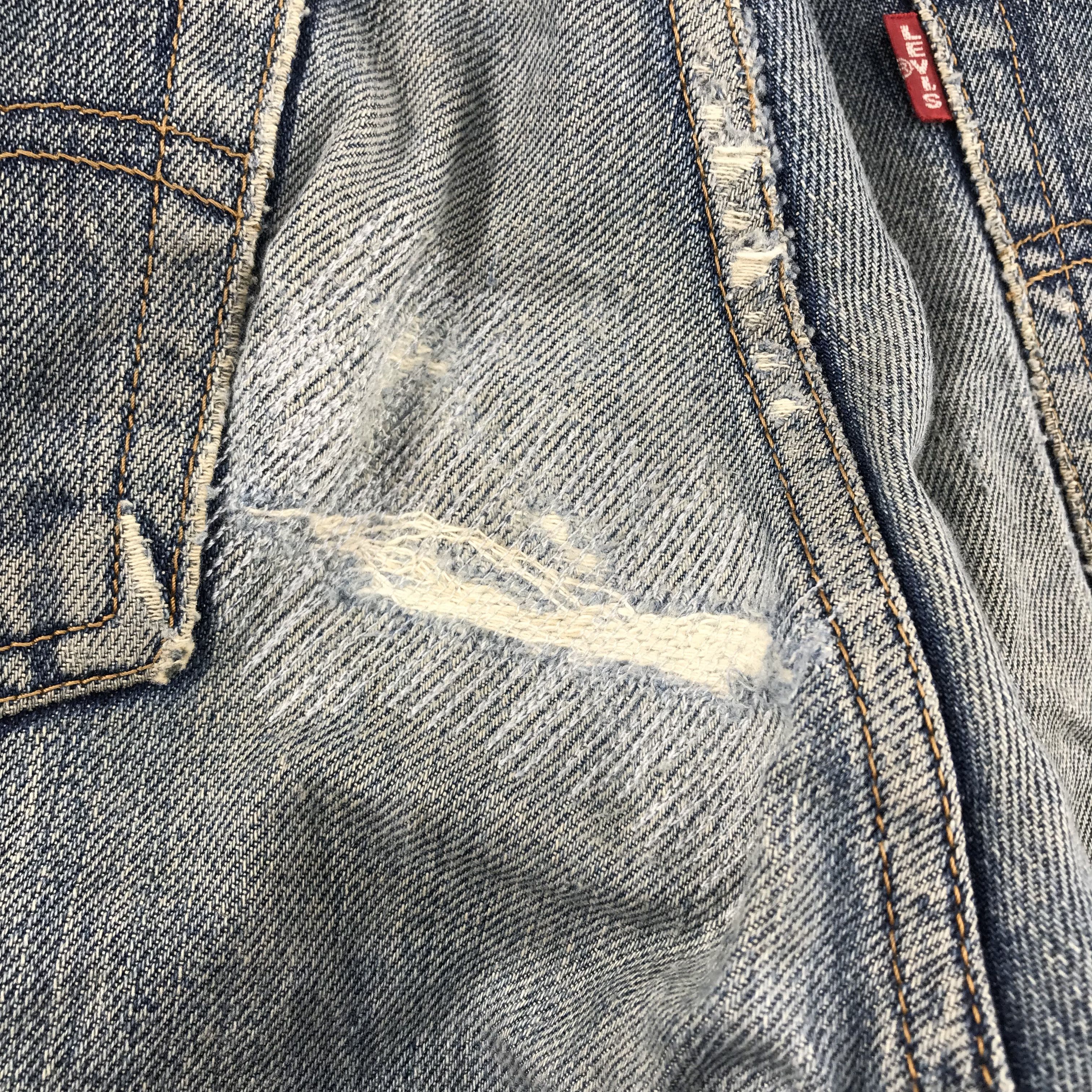 Levi's Vintage Levis 502 Jeans Selvedge Distressed Denim KJ3470 Size US 32 / EU 48 - 8 Thumbnail