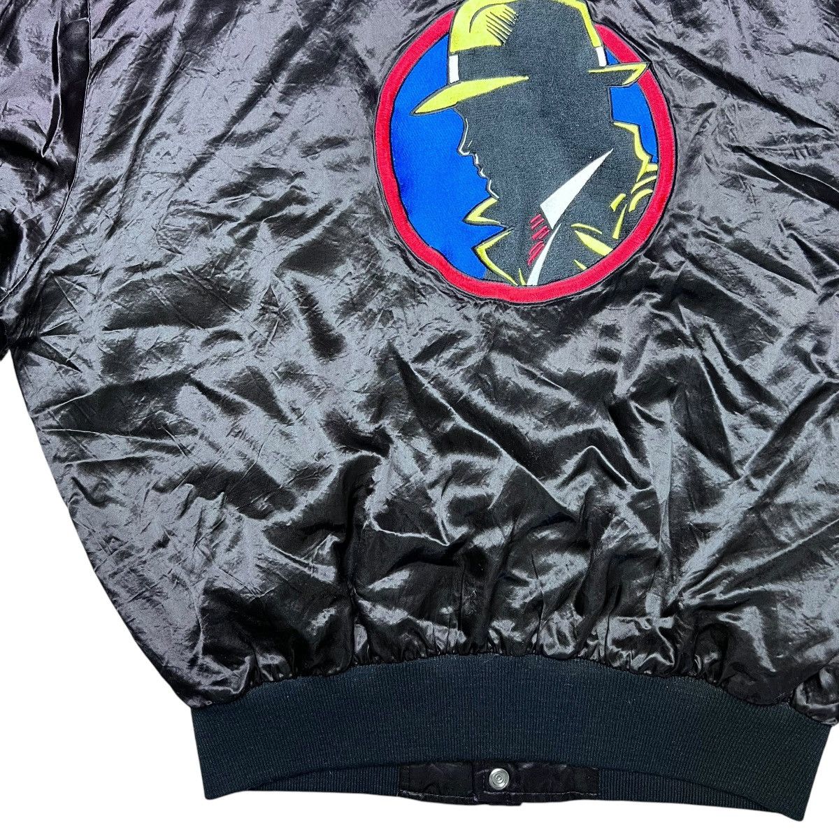 Disney × Vintage 1980s Dick Tracy Disney Promotional Products Satin Jacket Size US L / EU 52-54 / 3 - 7 Thumbnail