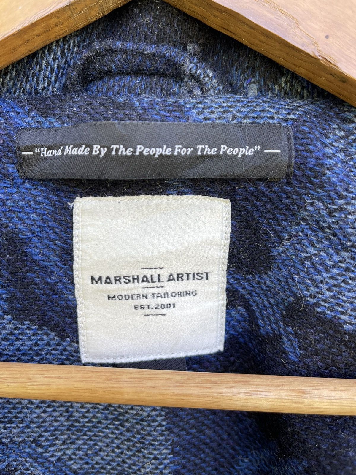 Marshall Artist Marshall Artist Camo Jacquard Peacoat - Rare UK Designer Size US S / EU 44-46 / 1 - 23 Thumbnail