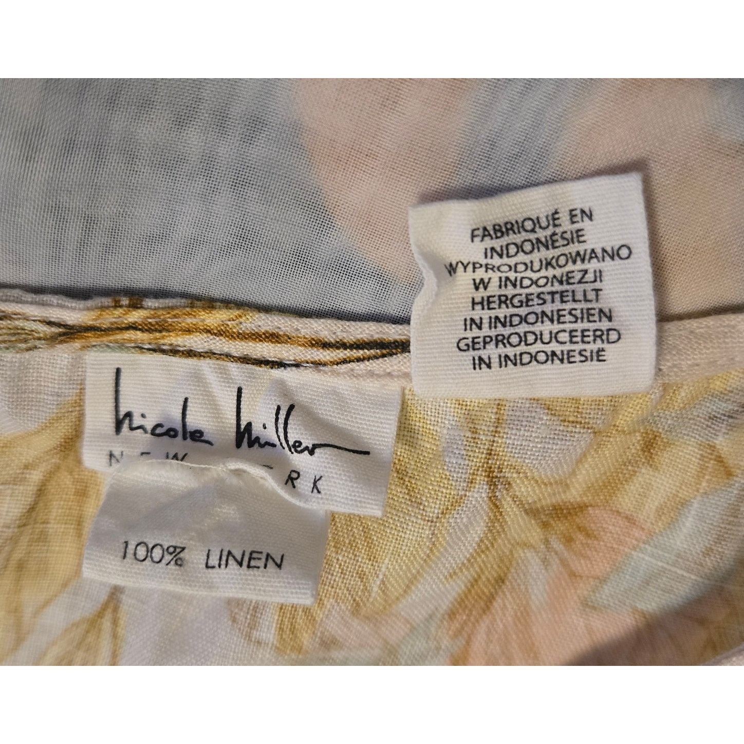 Nicole Miller Nicole Miller New York Linen Shift Dress Women's Sleeveless Size S / US 4 / IT 40 - 4 Thumbnail