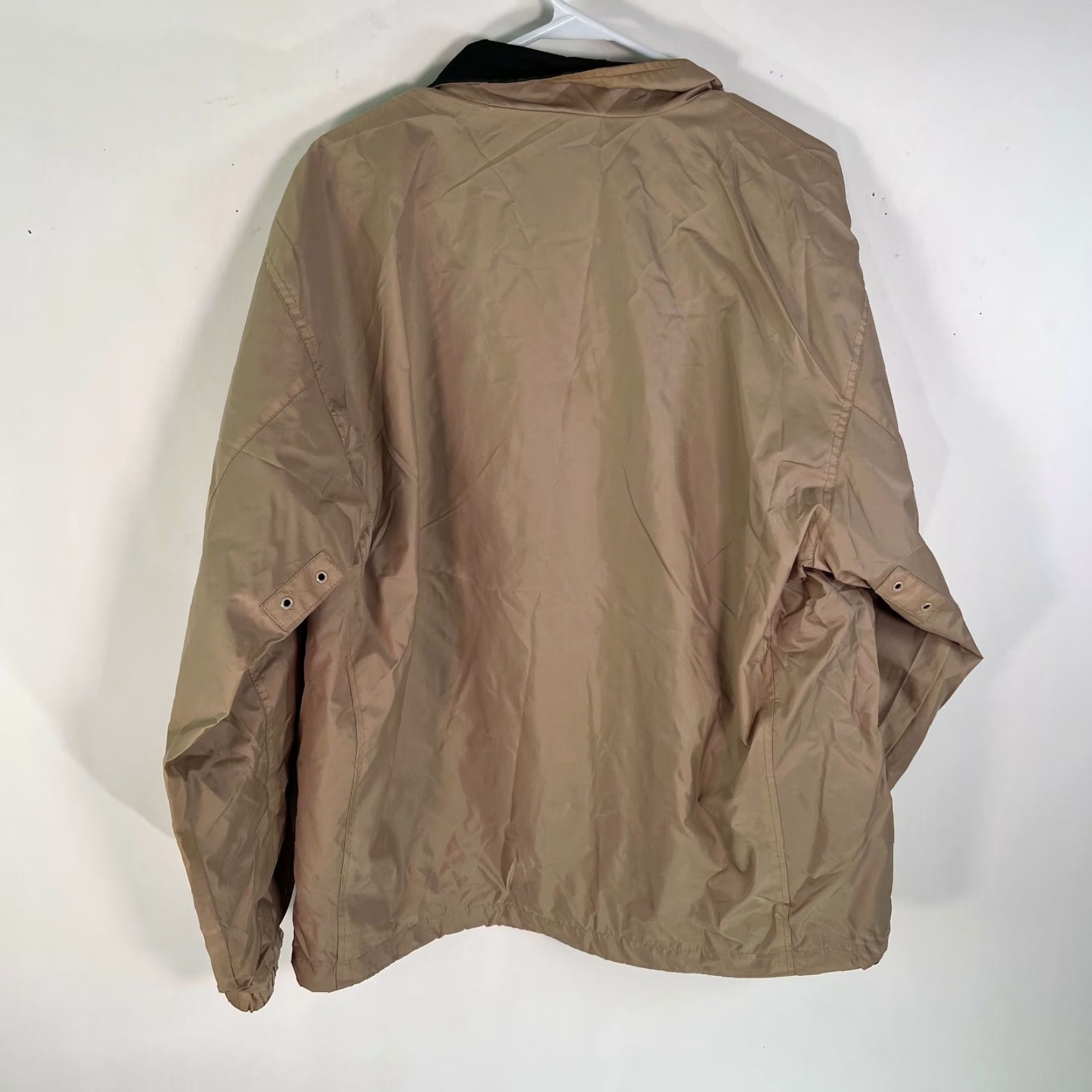 Vintage Weather Tamer Windbreaker Jacket Mens Full Zip Long Sleeve Beige M Casual Classic Size US M / EU 48-50 / 2 - 2 Thumbnail