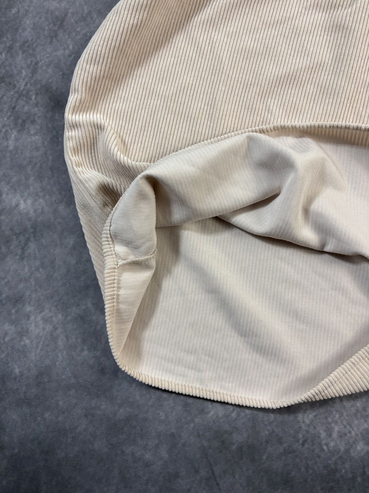 Vintage Corduroy Polo Shirt Shortsleeve Tan Brown Deep Waled Quarter Size US L / EU 52-54 / 3 - 5 Thumbnail