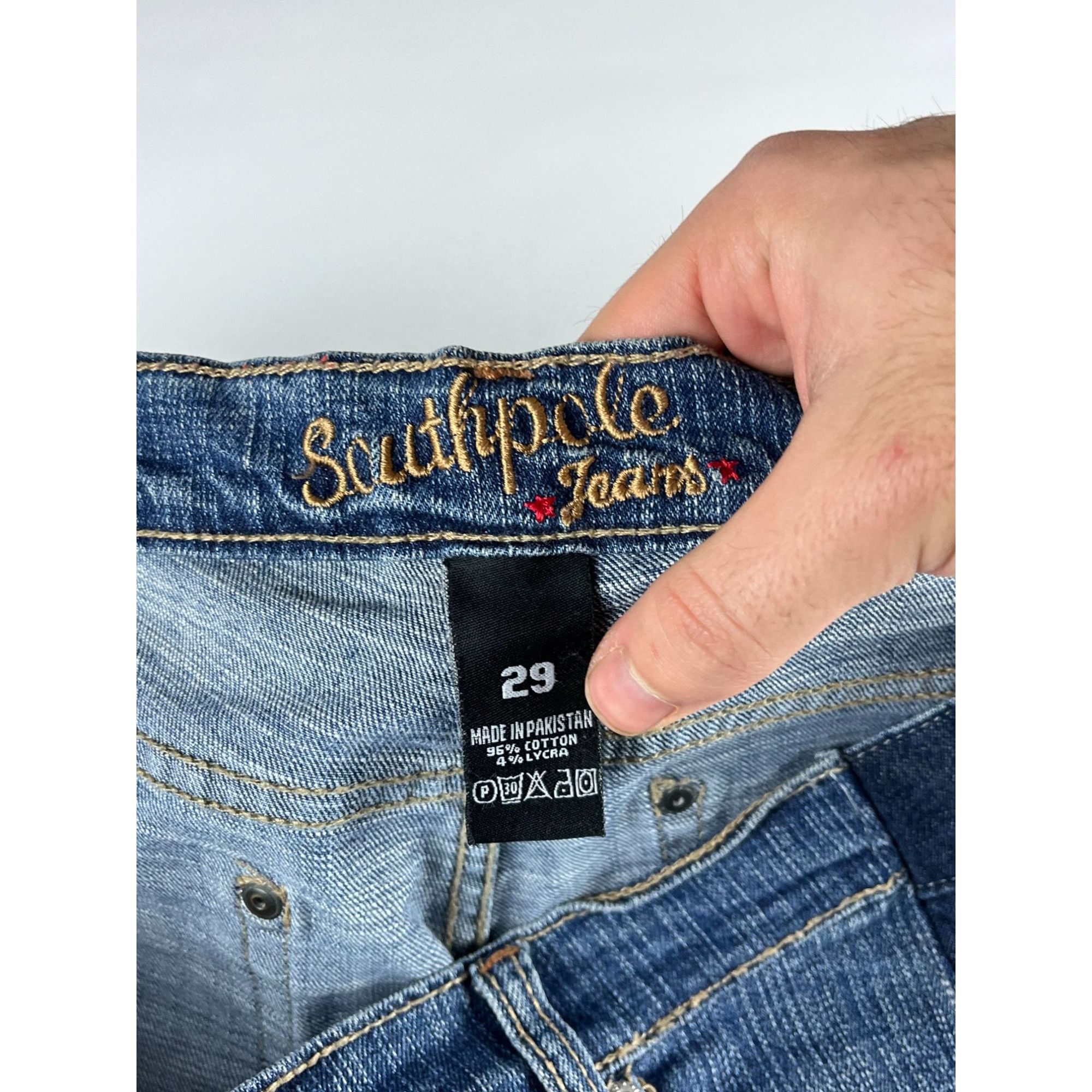 Southpole Southpole Mens Reworked Baggy Jean Size US 34 / EU 50 - 2 Thumbnail