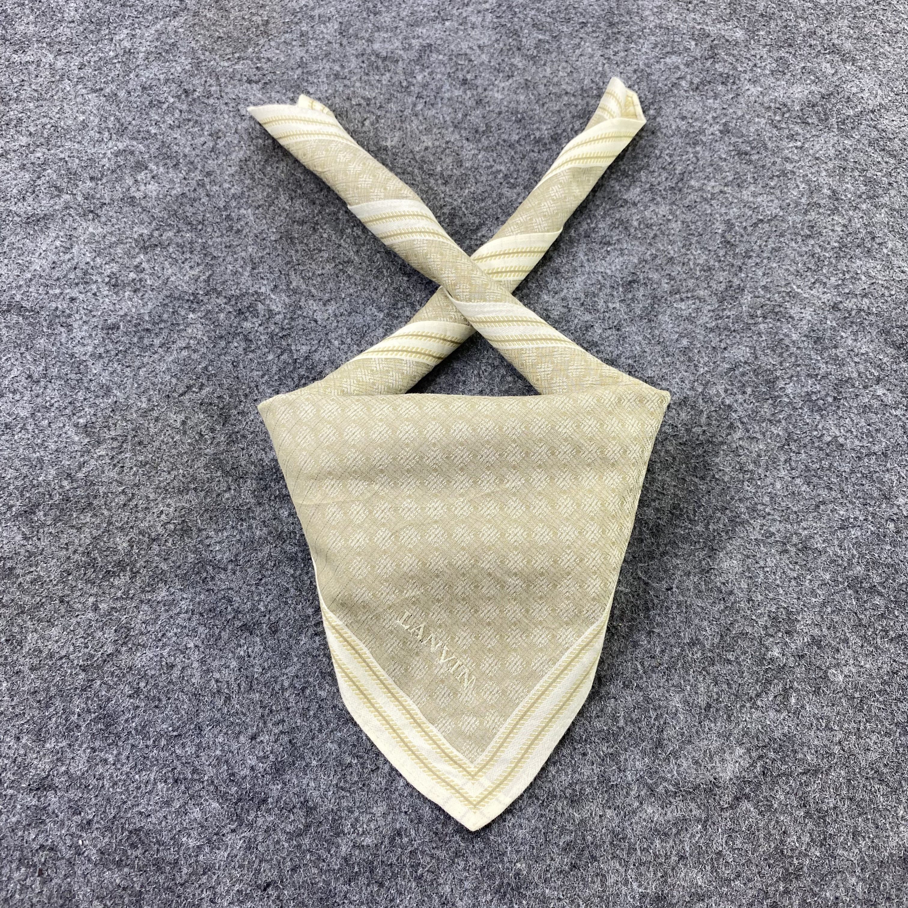 Lanvin Lanvin Handkerchief Neckerchief Bandana-B1570 Size ONE SIZE - 2 Thumbnail