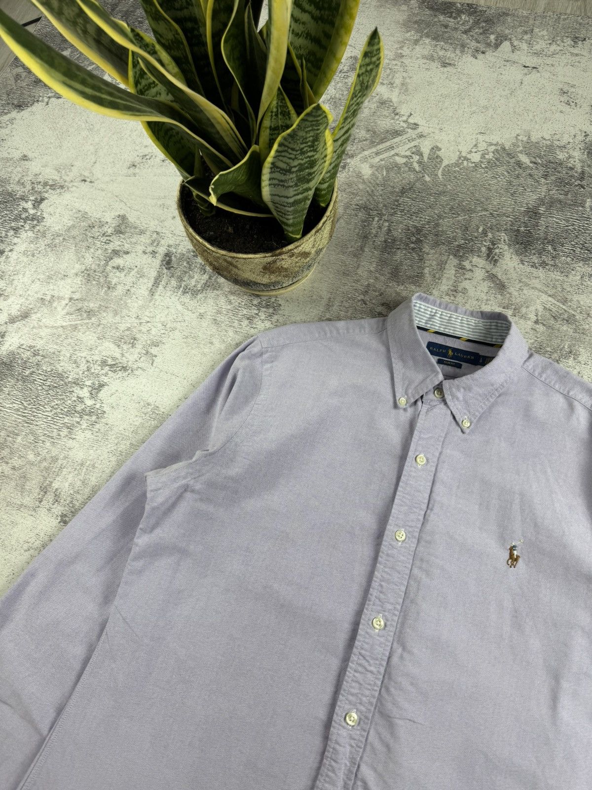 Polo Ralph Lauren Polo Ralph Lauren Basic Blank 90S Longsleeve Button Shirt Size US L / EU 52-54 / 3 - 6 Thumbnail