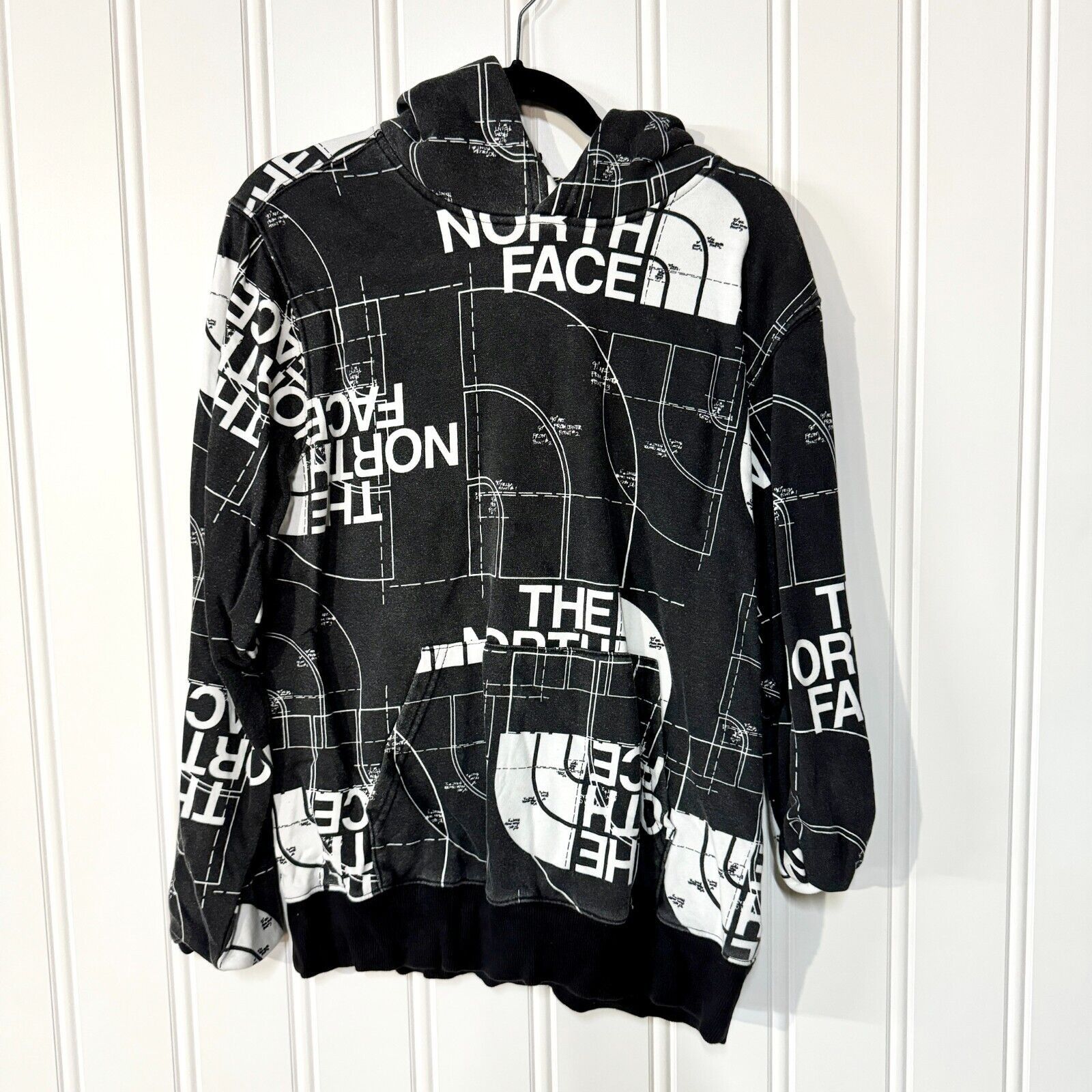The North Face The North Face All Over Print Long Sleeve Black Hoodie Small Size US S / EU 44-46 / 1 - 1 Thumbnail