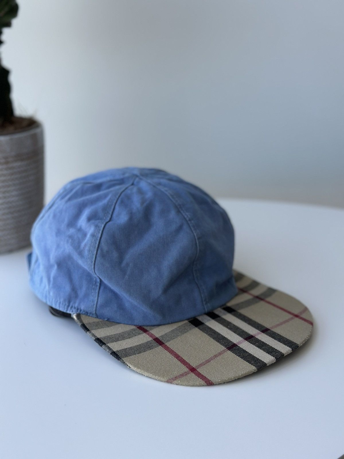 Burberry 💥FINAL DROP💥Vintage Rare Burberry 5 Panel Cap Novacheck Size ONE SIZE - 3 Thumbnail