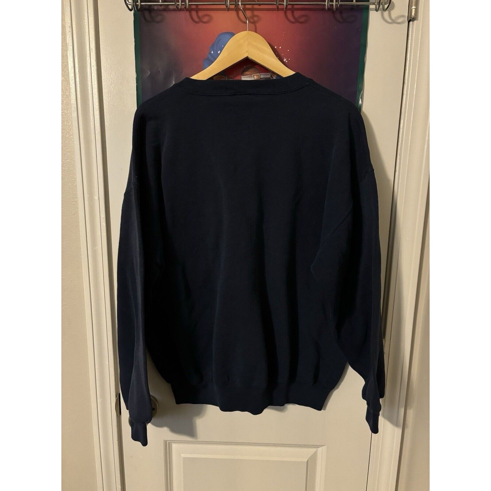 Vintage Vintage Faded Blue Blank customized crewneck Size 2XL Size US XXL / EU 58 / 5 - 2 Thumbnail