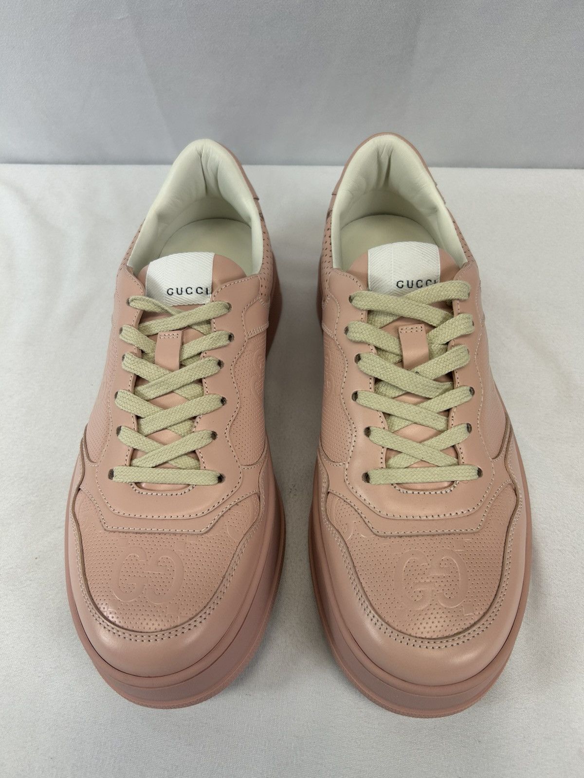Gucci Gucci GG Embossed Leather Sneakers Size US 11 / IT 41 - 4 Thumbnail