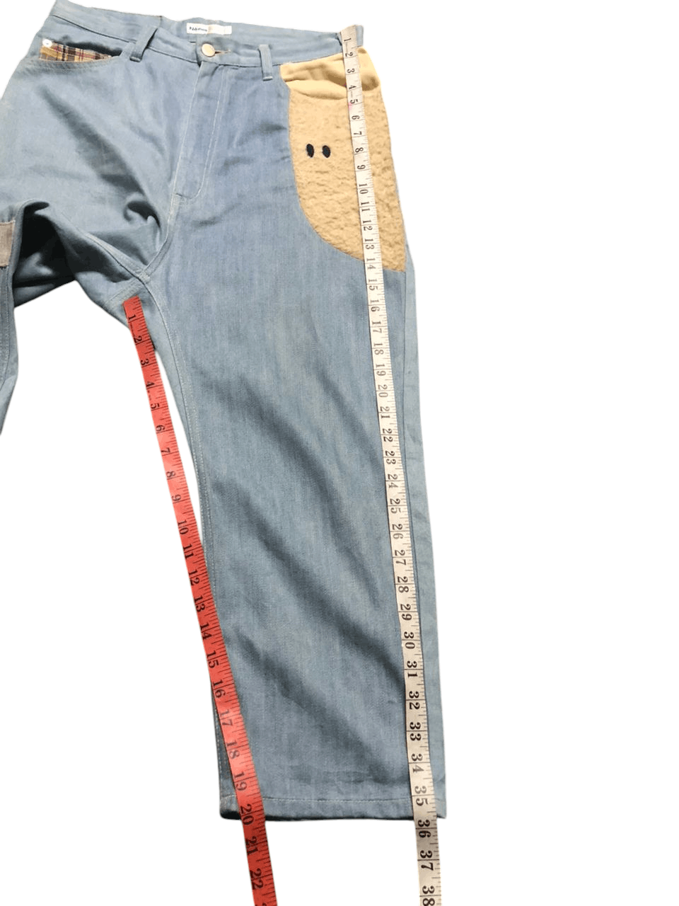 Ne-Net Ne-Net by Issey Miyake Patchwork Dnim Pants Size 32" / US 10 / IT 46 - 18 Thumbnail