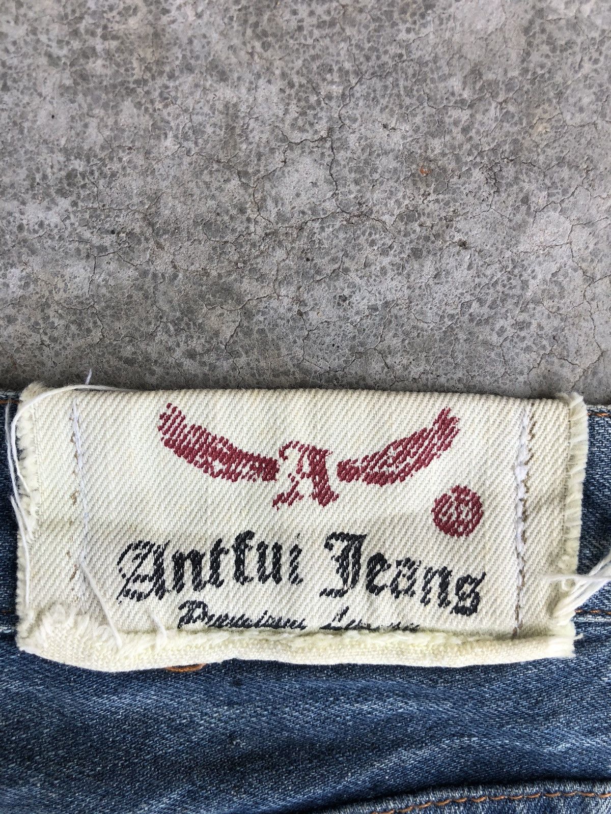 If Six Was Nine Japanese Antfui Flared Jeans Distressed Jeans Size US 31 - 16 Thumbnail