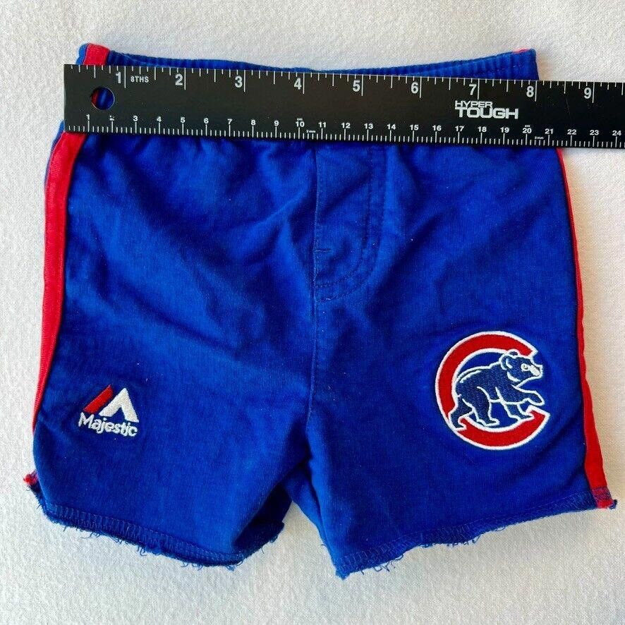 Majestic Official Majestic Chicago Cubs Shorts Sz 3M Infant Kids MLB Size ONE SIZE - 5 Thumbnail