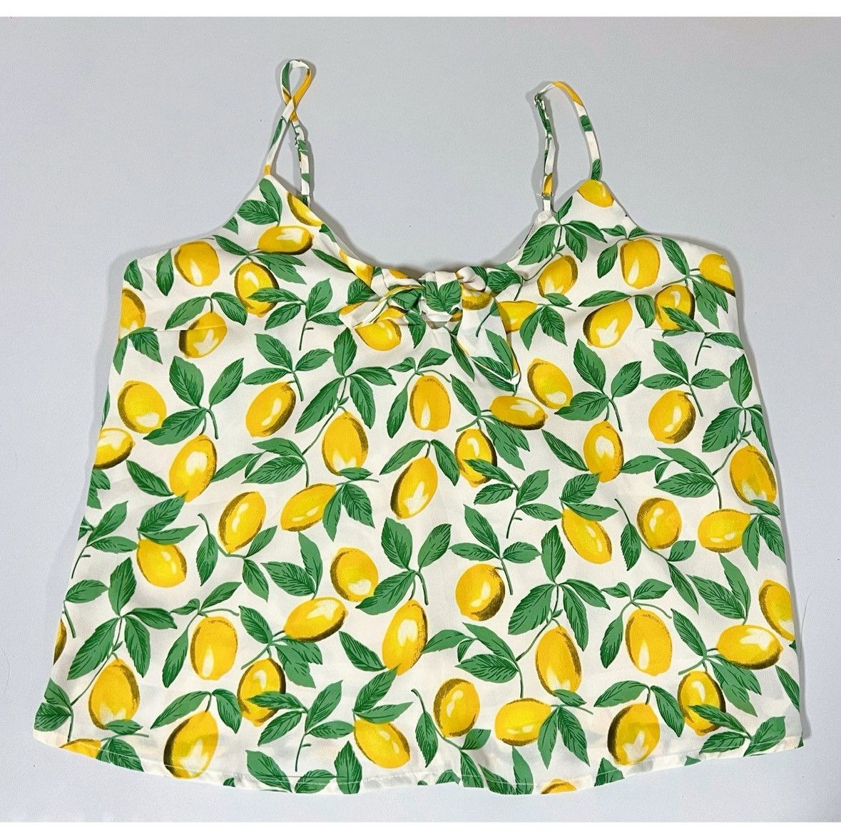 Lucky Brand Lush Yellow Lemon Floral Chiffon Top Shirt Blouse Size S 🍋✨ Size S / US 4 / IT 40 - 3 Thumbnail