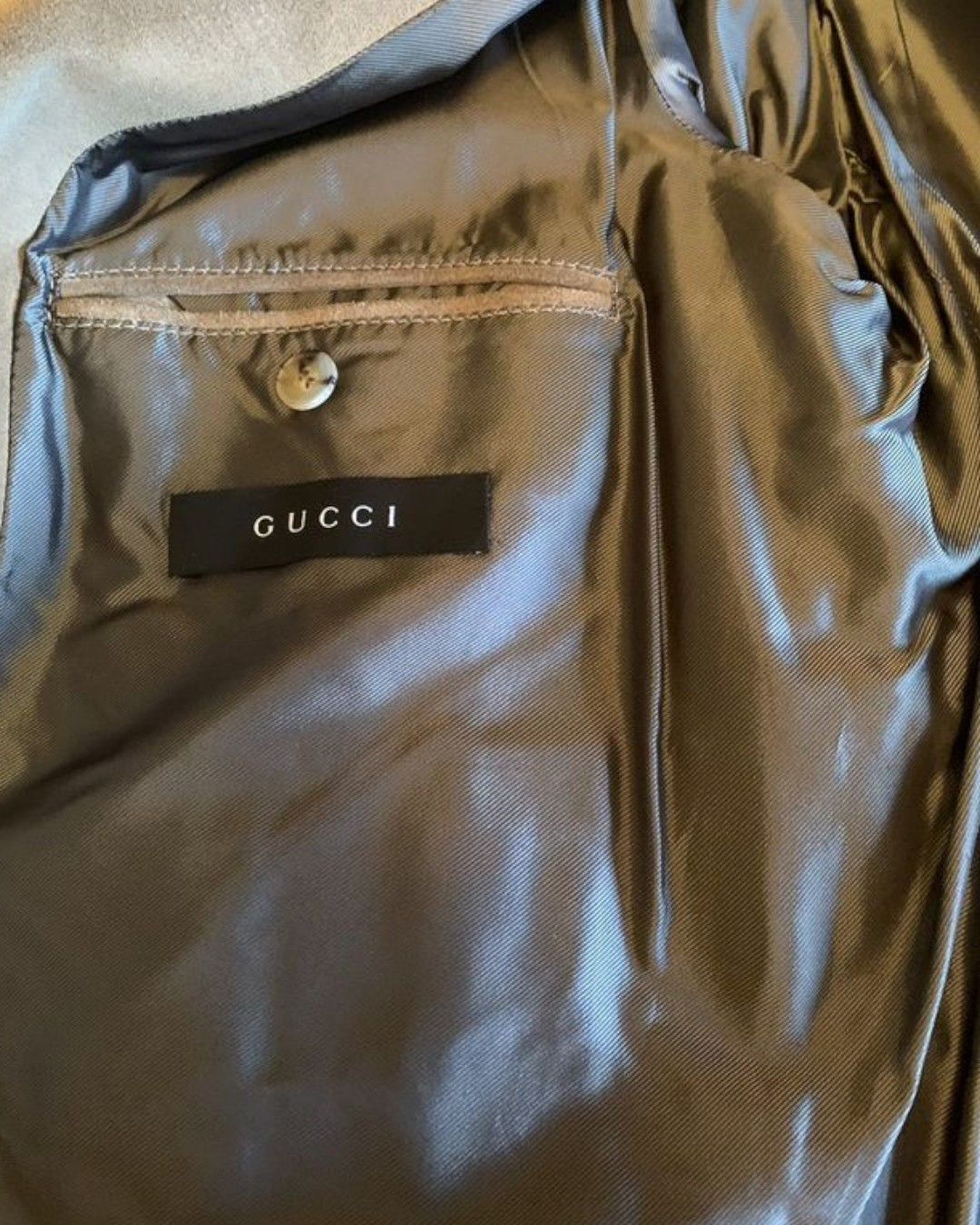 Gucci F/W 2003 BIKER SUEDE LEATHER JACKET BY TOM FORD Size US L / EU 52-54 / 3 - 6 Thumbnail