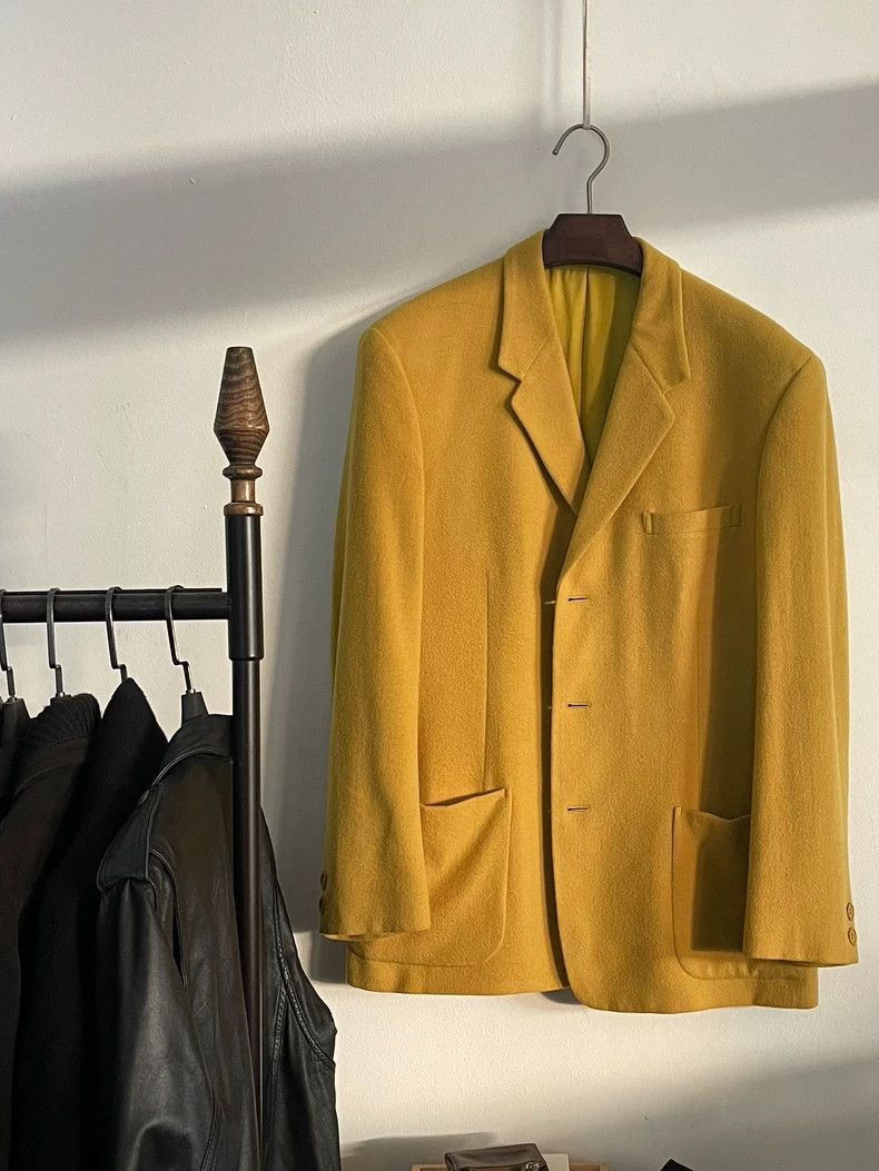 Yohji Yamamoto Yohji Yamamoto Early turmeric wool suit jacket 2506-Nextarr Size US M / EU 48-50 / 2 - 6 Thumbnail
