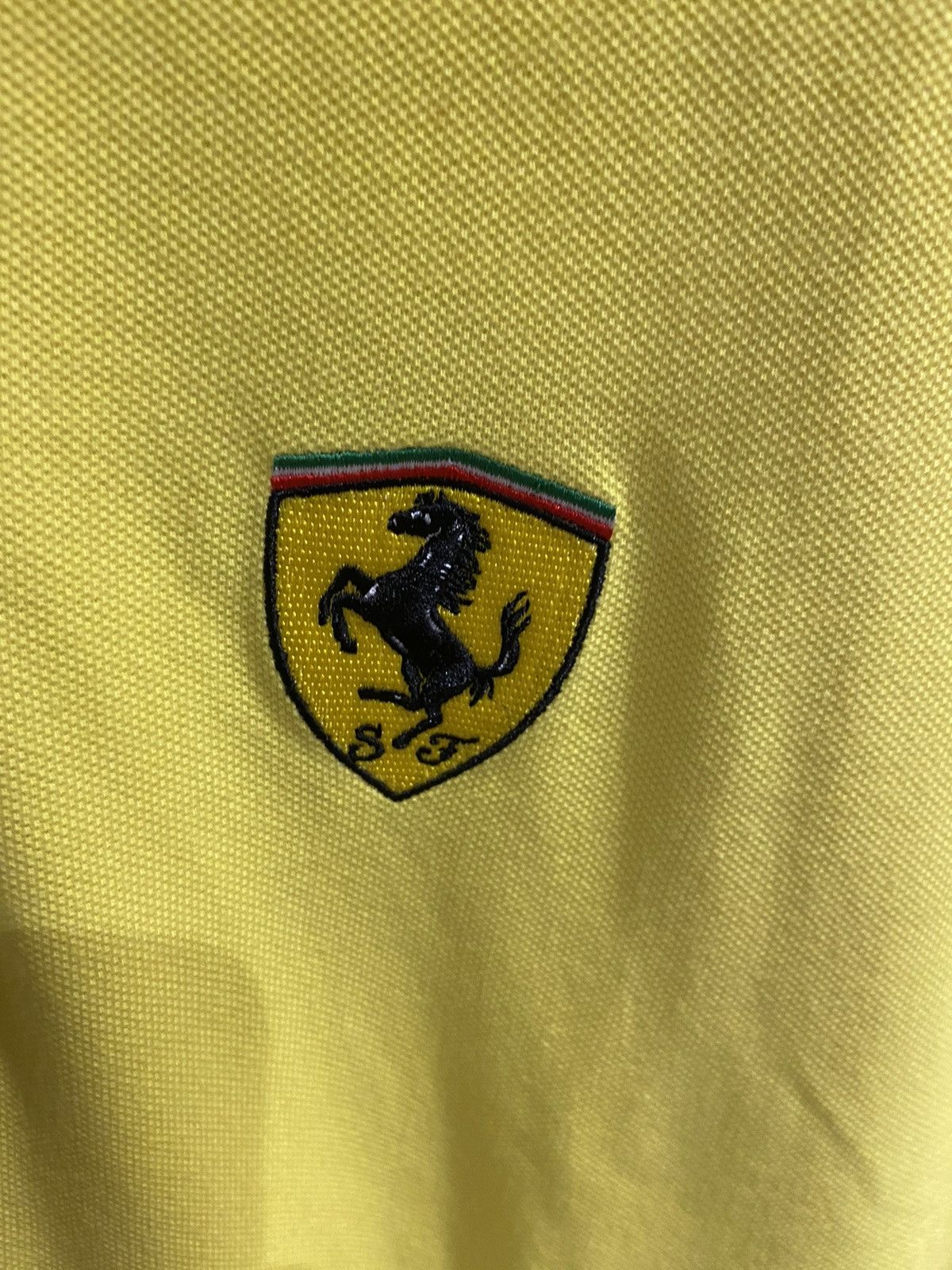 Ferrari × Vintage Vintage Ferrari polo t-shirt Size US L / EU 52-54 / 3 - 3 Thumbnail