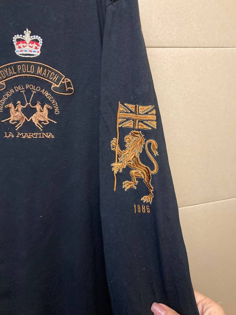 La Martina VINTAGE LA MARTINA PORSCHE BIG LOGO LONG SLEEVE POLO SHIRT Size US XXL / EU 58 / 5 - 12 Thumbnail