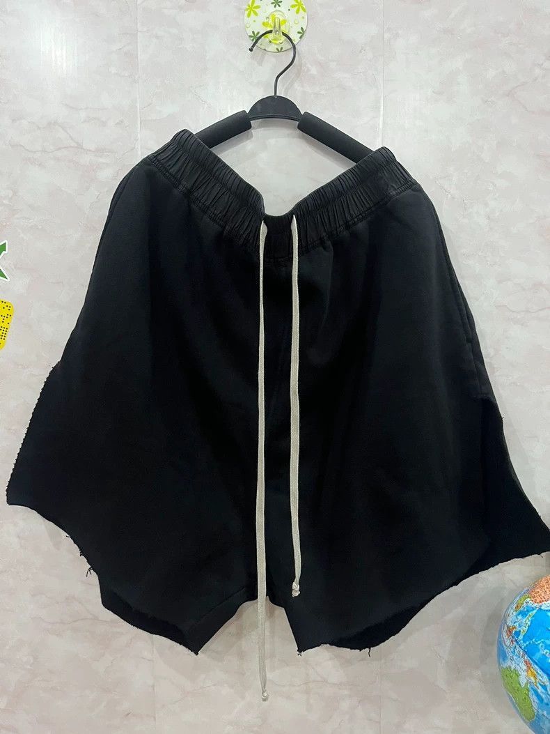 Rick Owens Rick Owens Black Boxing Shorts with Drawstring-2506 Size US 34 / EU 50 - 1 Thumbnail